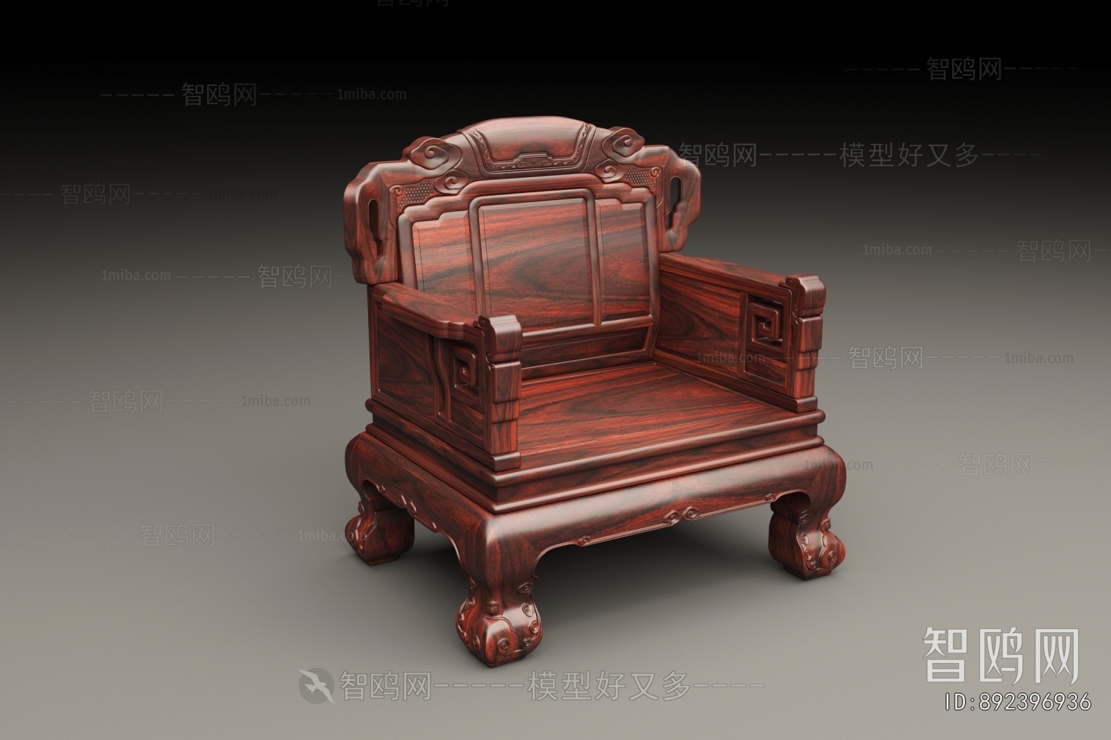 Chinese Style Single Sofa