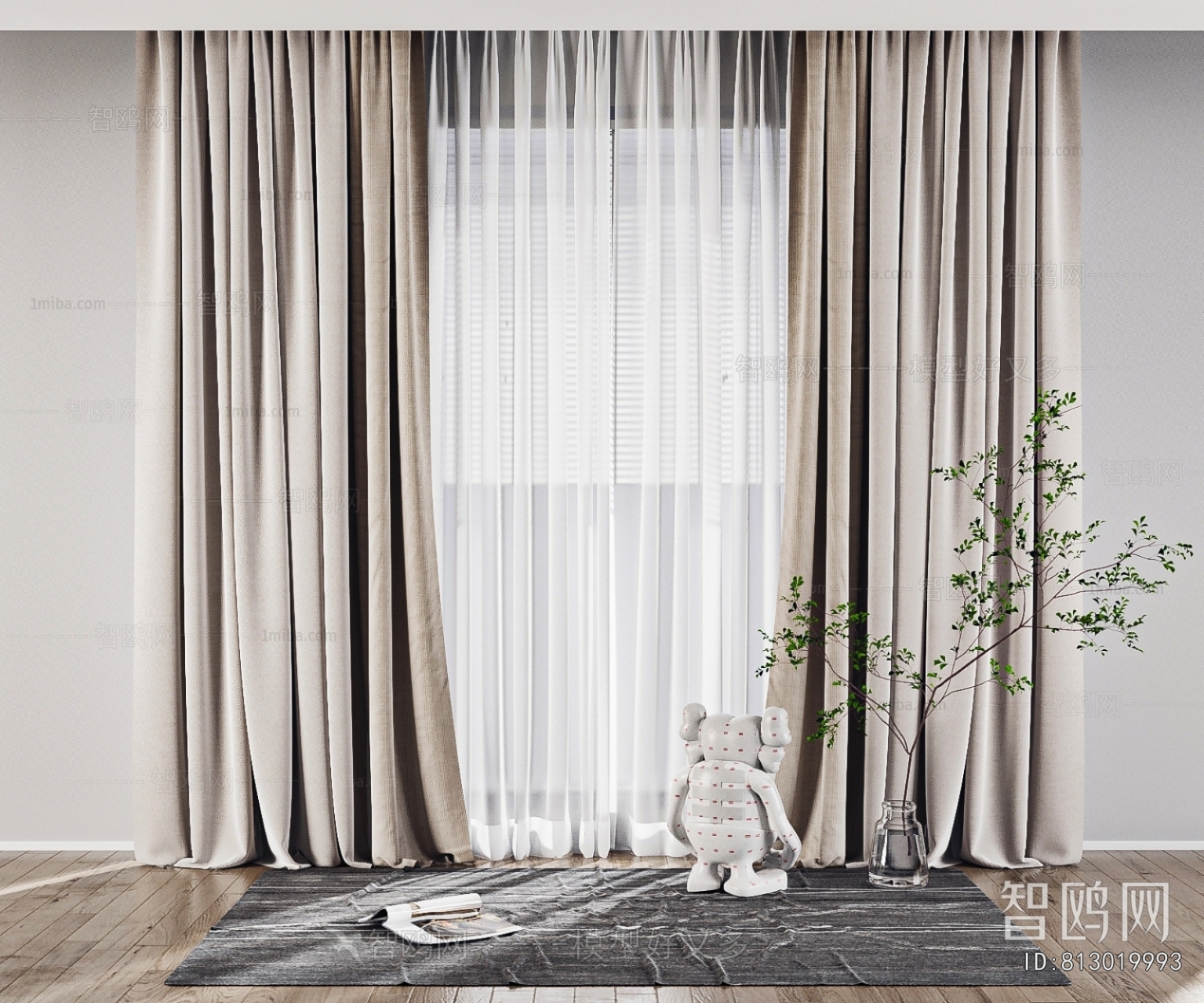 Modern The Curtain