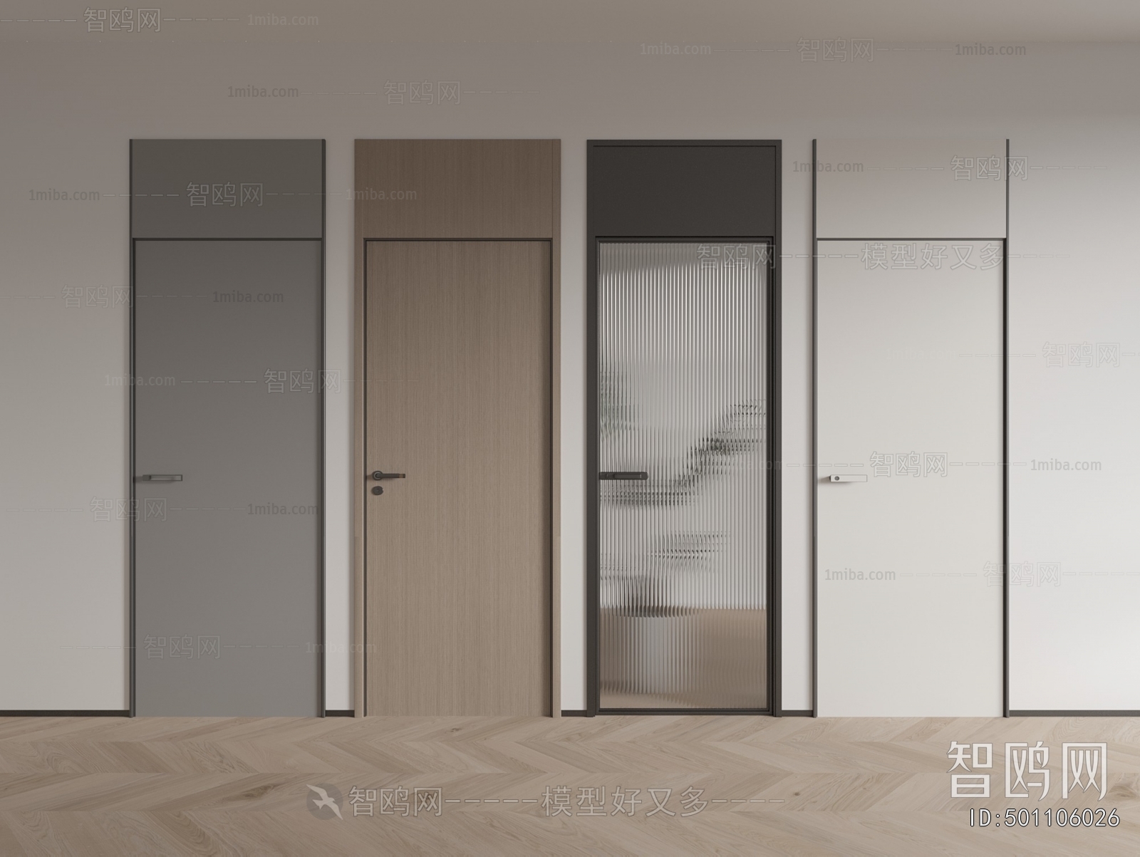 Modern Single Door