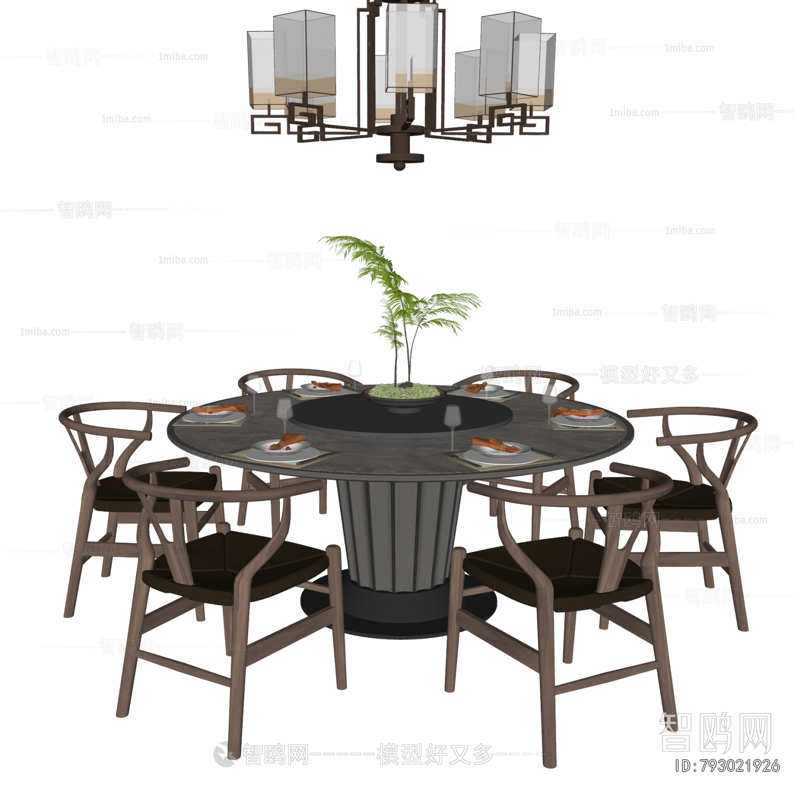 New Chinese Style Dining Table And Chairs