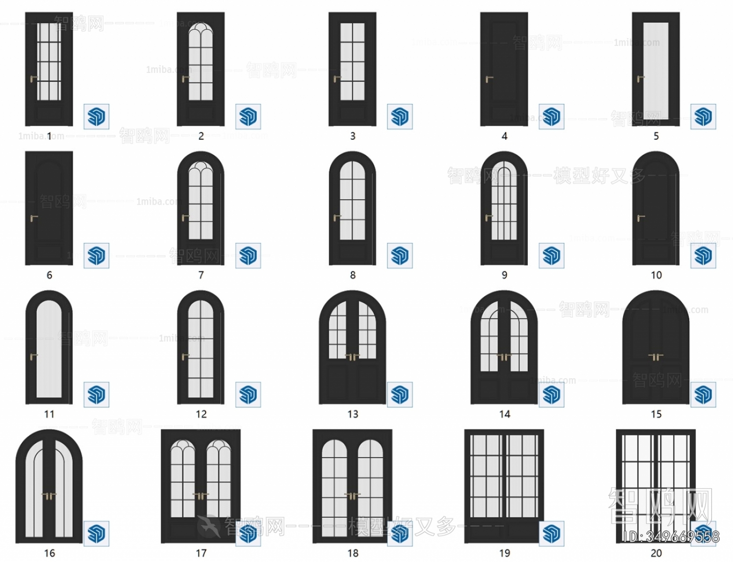 French Style Double Door