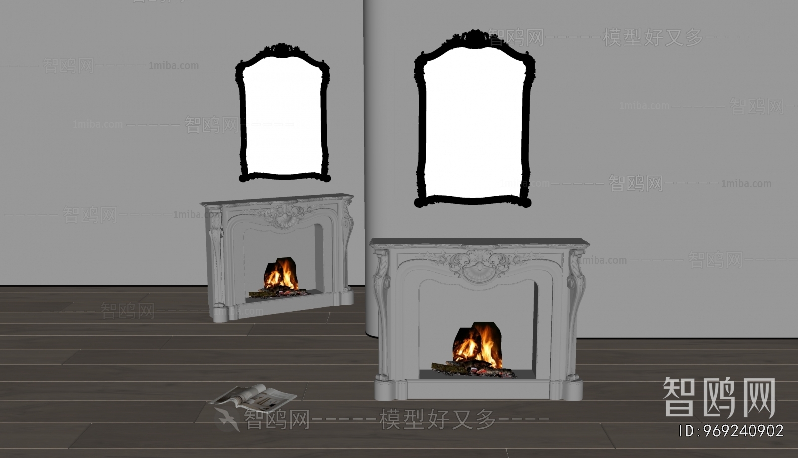 French Style Fireplace