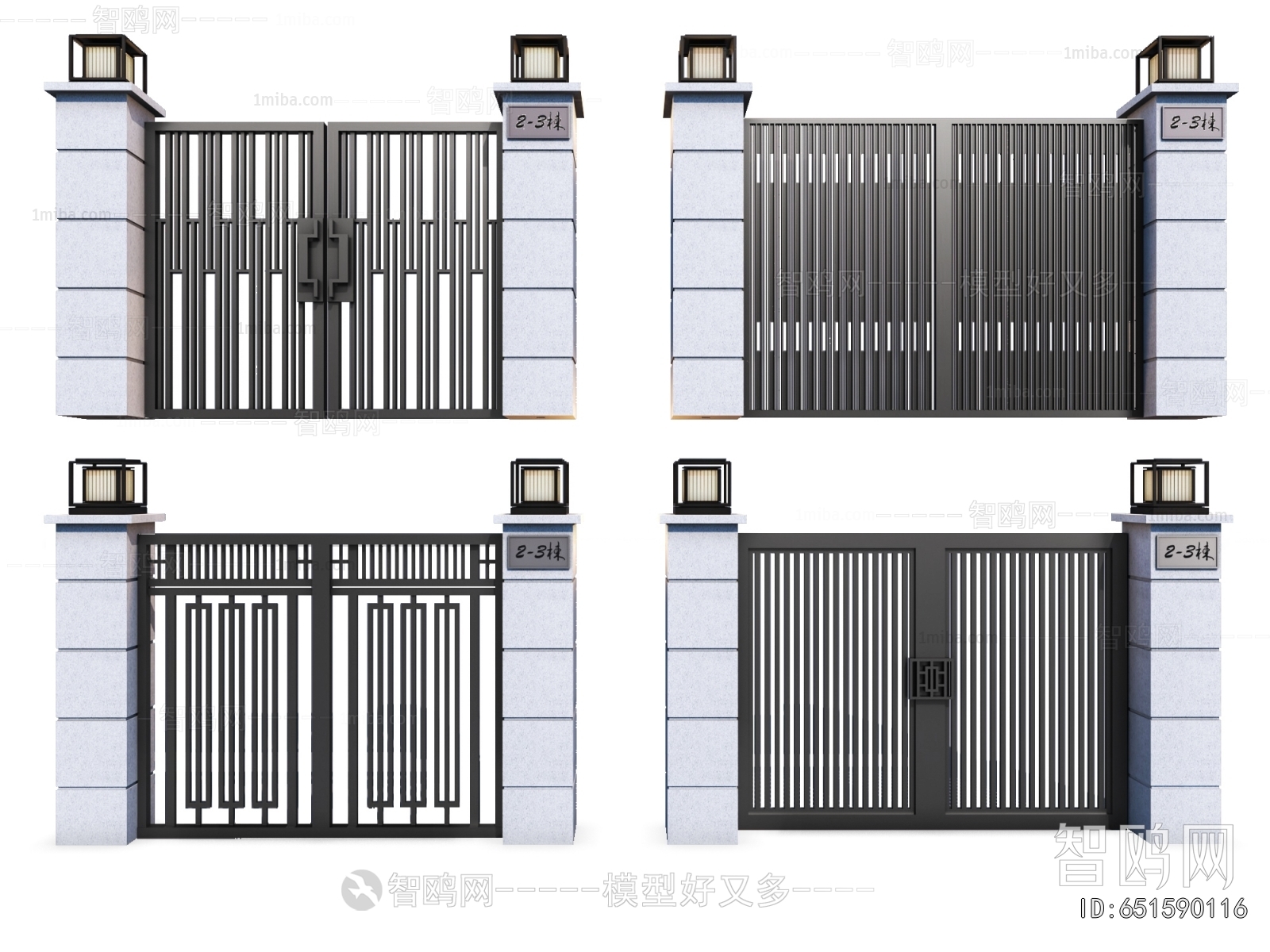 New Chinese Style Gate