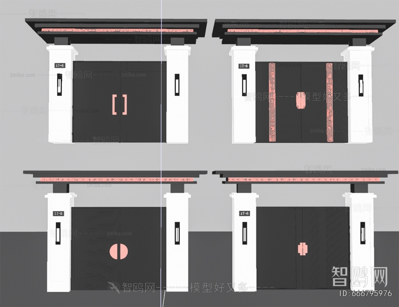 New Chinese Style Gate