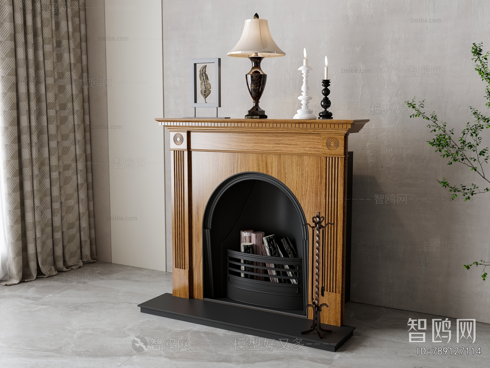 American Style Fireplace