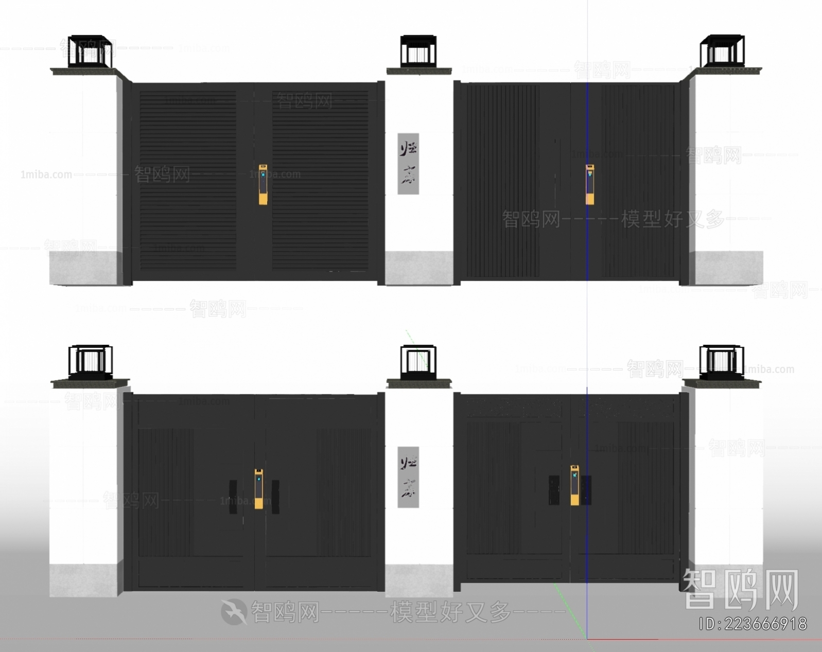 New Chinese Style Gate