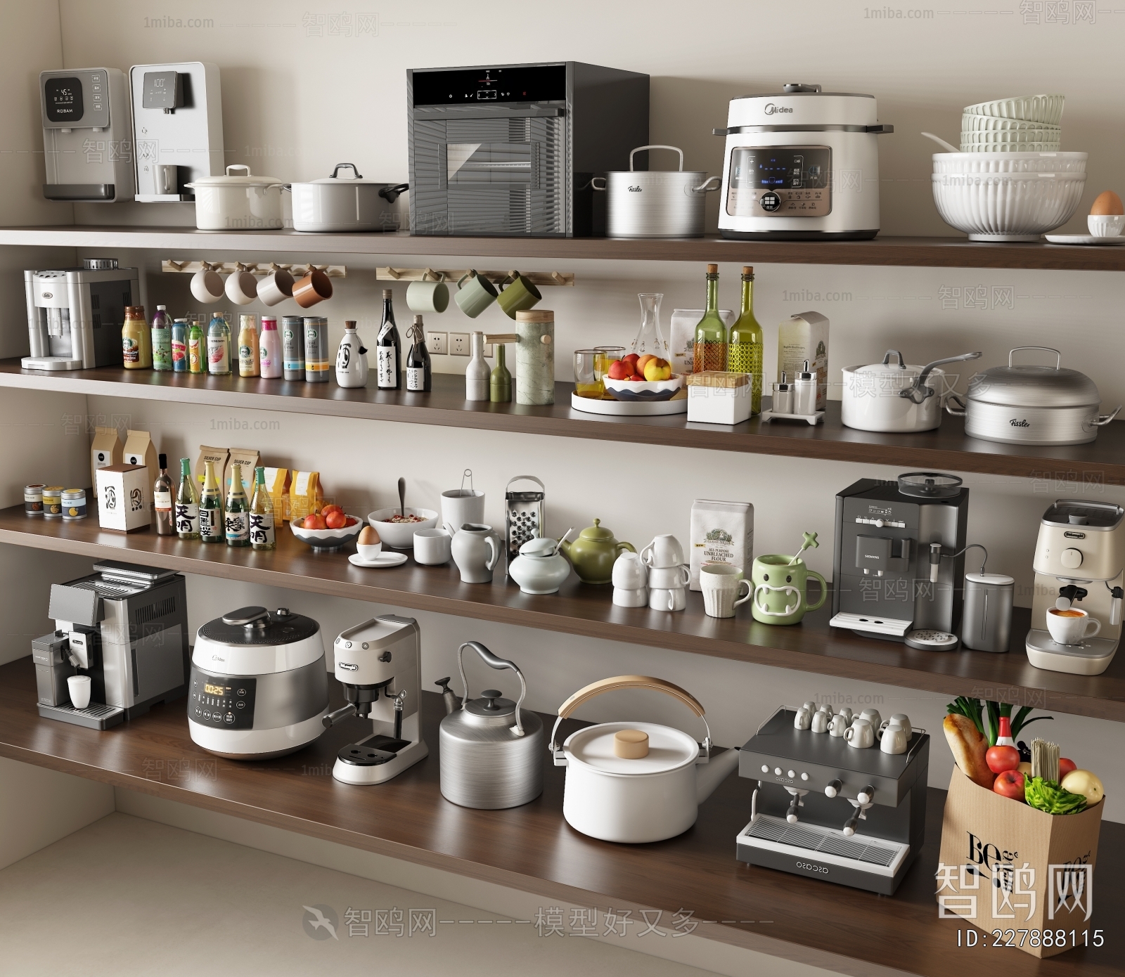 Modern Electric Kitchen Appliances