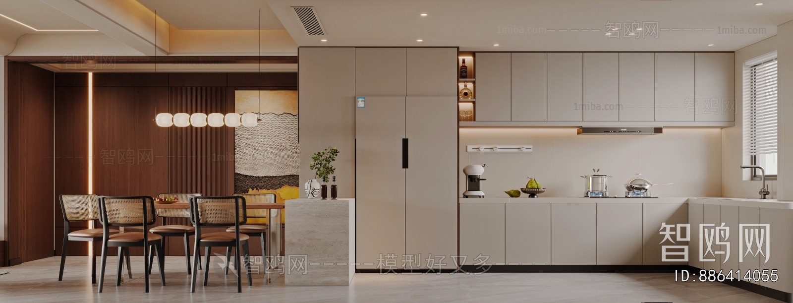 Modern Open Kitchen