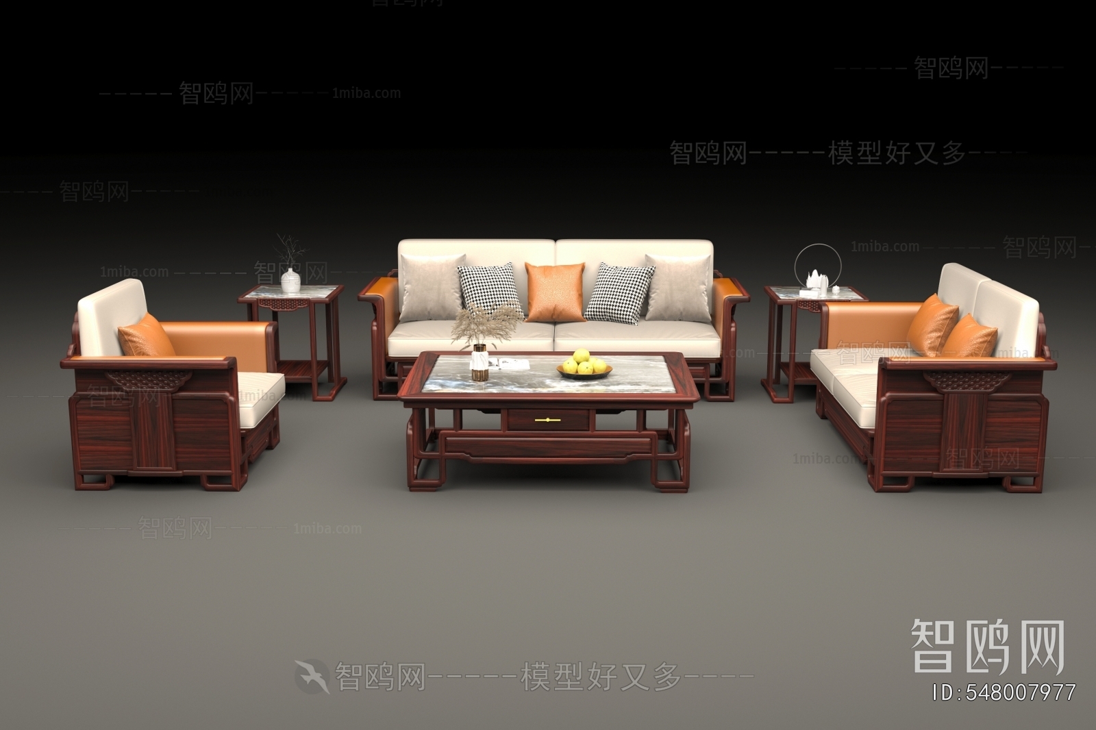 Chinese Style Sofa Combination