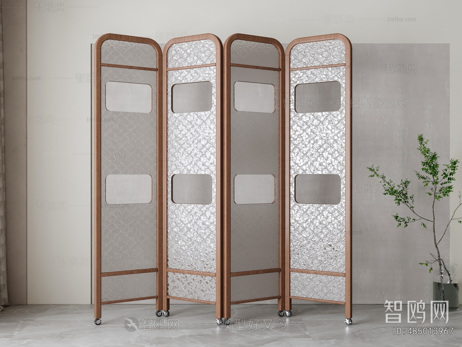 American Style Glass Screen Partition