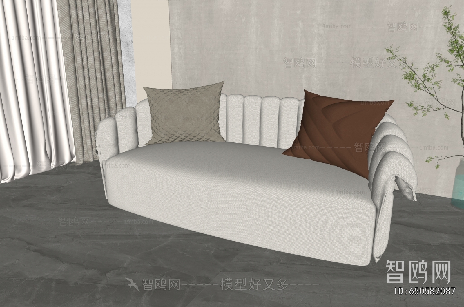 Simple European Style A Sofa For Two