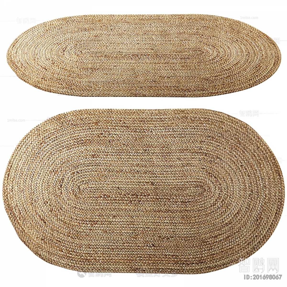 Wabi-sabi Style Circular Carpet