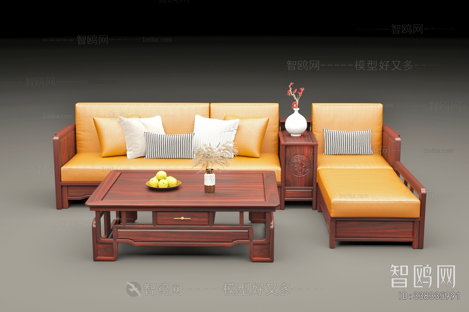 Chinese Style Sofa Combination