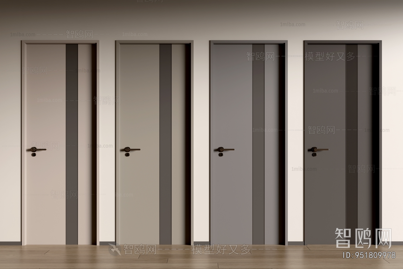 Modern Single Door