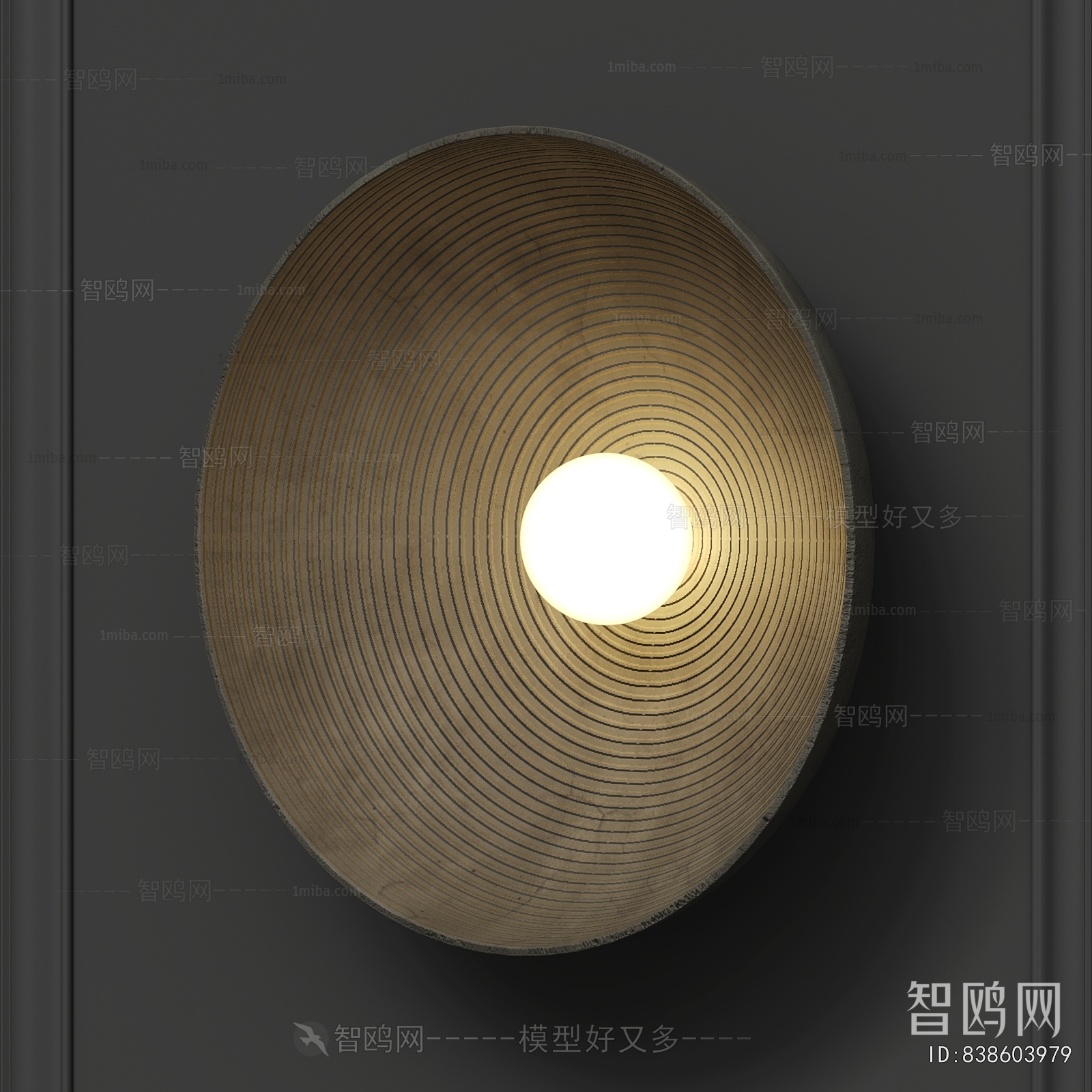 Wabi-sabi Style Wall Lamp