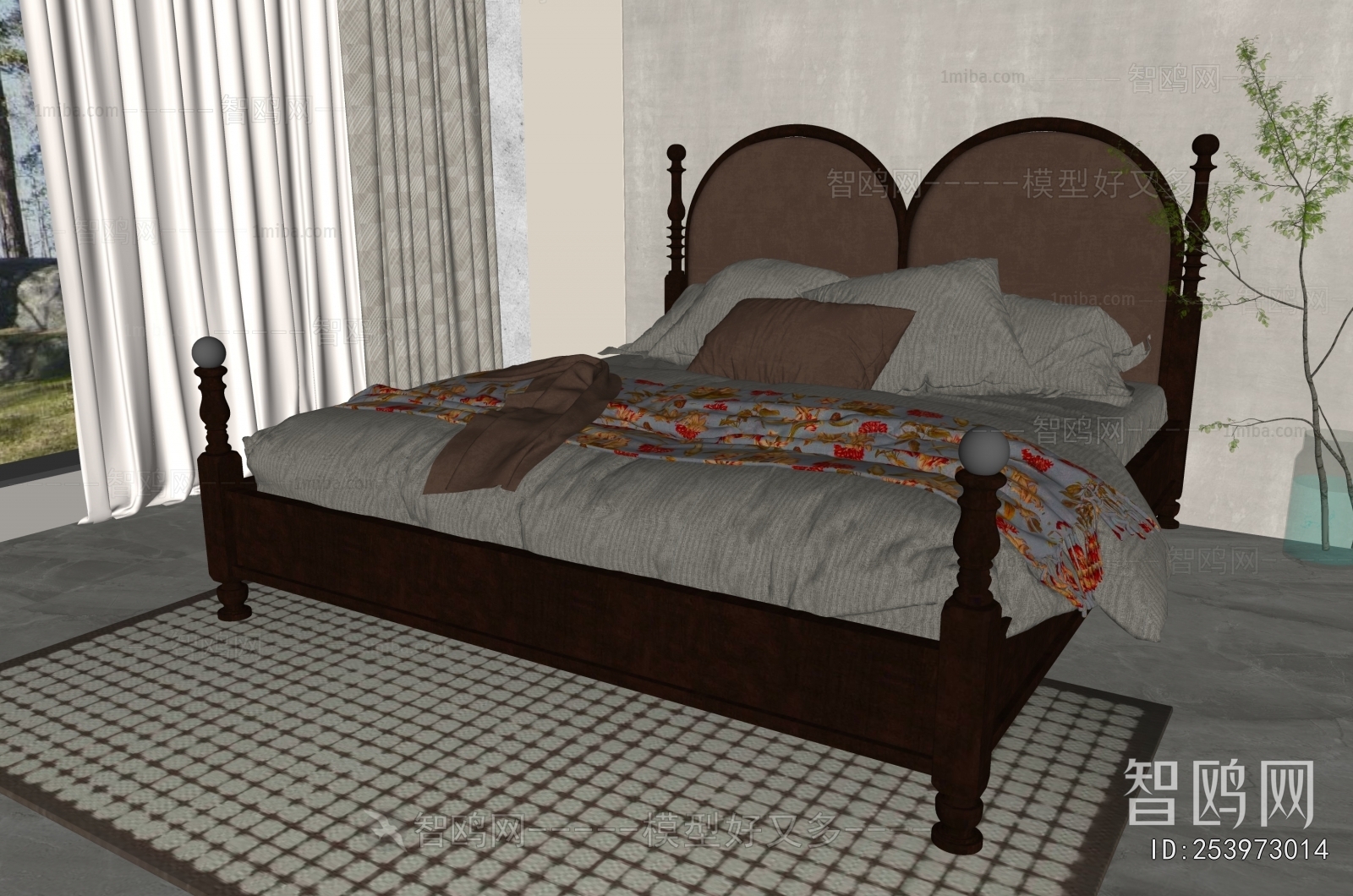 American Style Double Bed