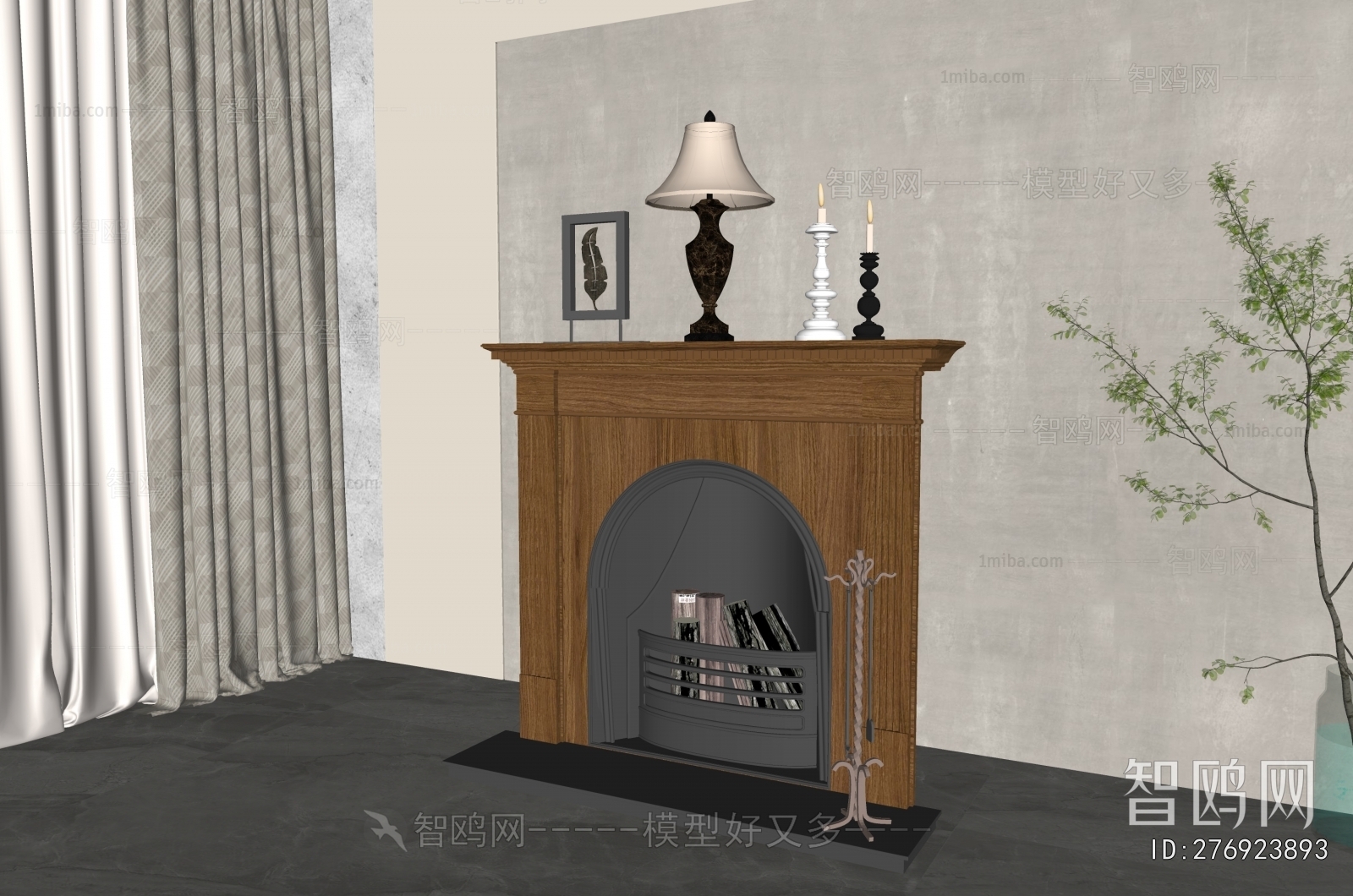 American Style Fireplace