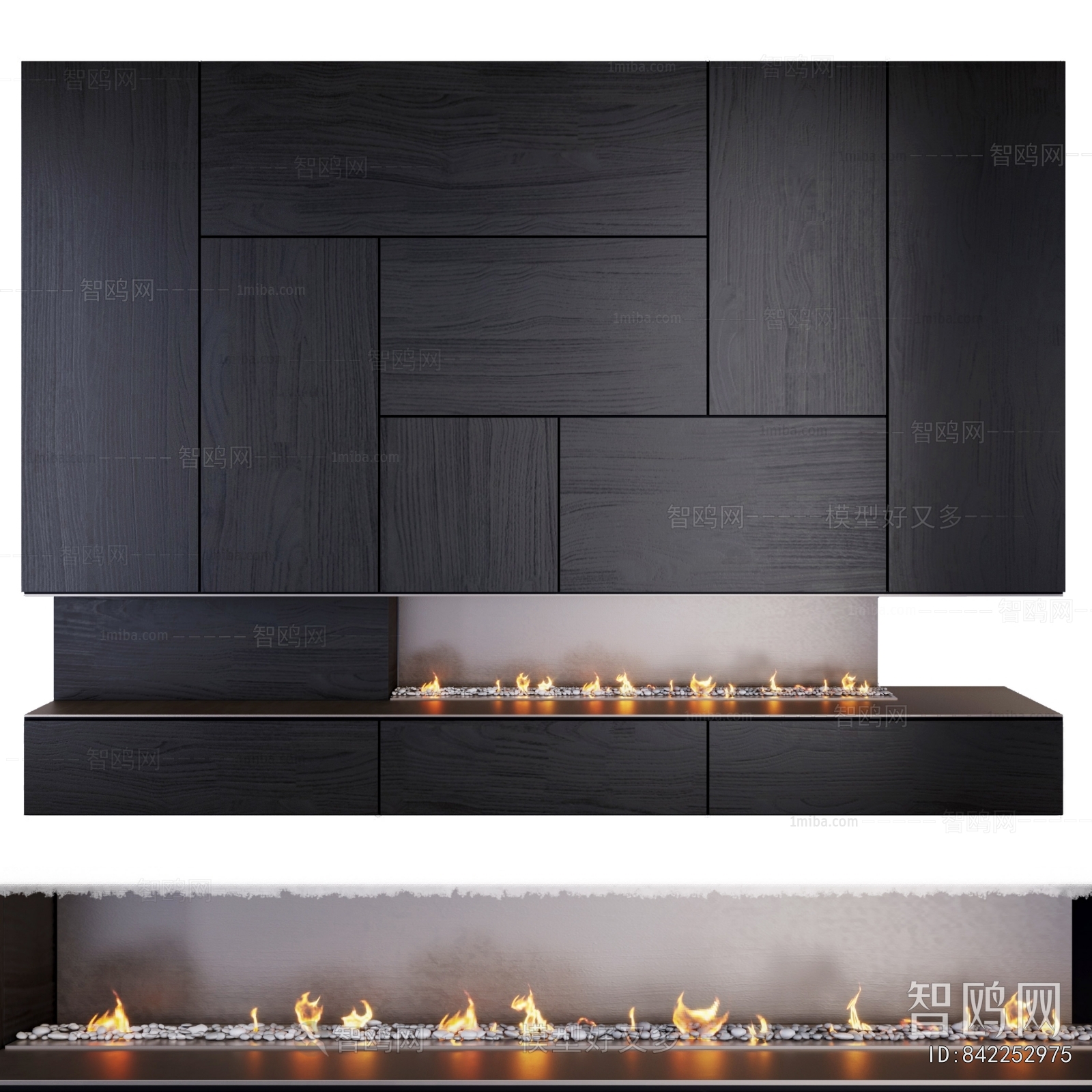 Modern Electronic Fireplace