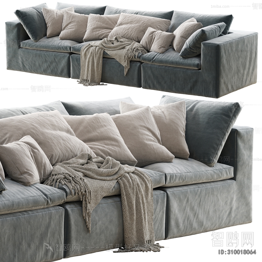 Modern Three-seat Sofa