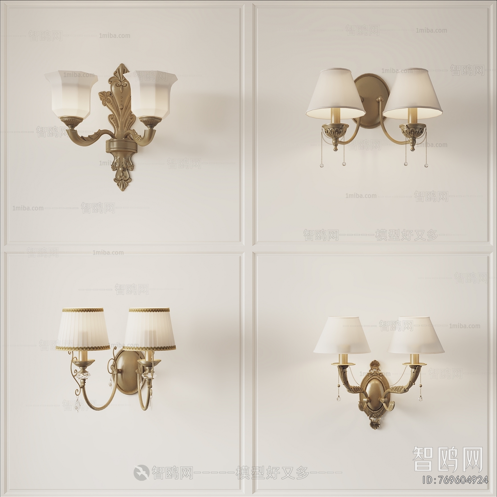 Simple European Style Wall Lamp