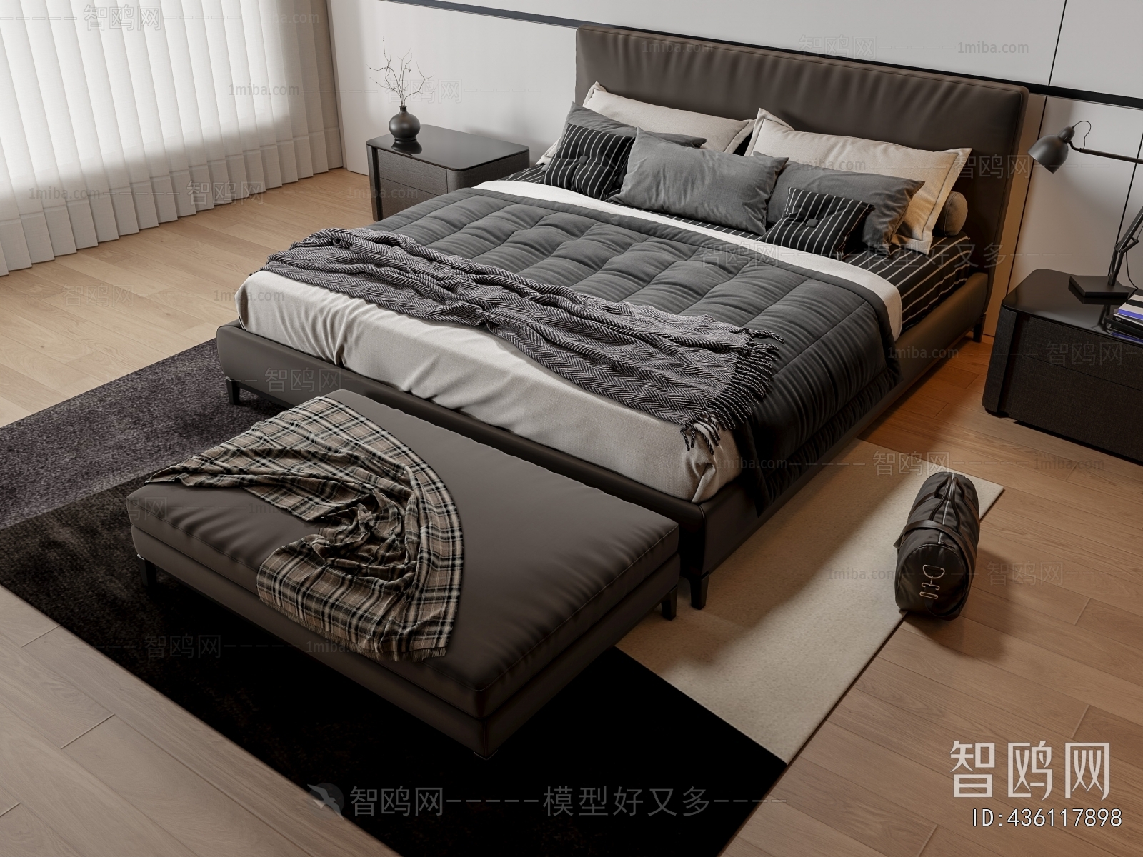 Modern Double Bed