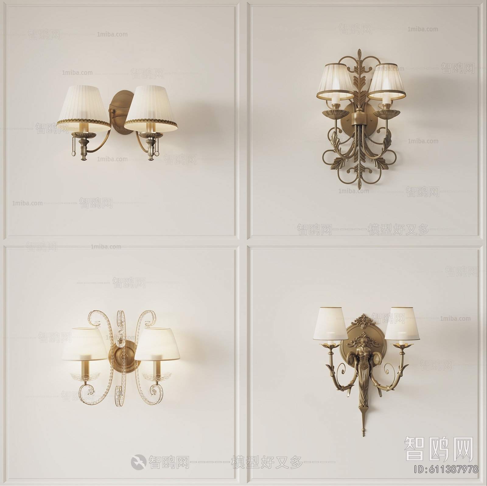 Simple European Style Wall Lamp