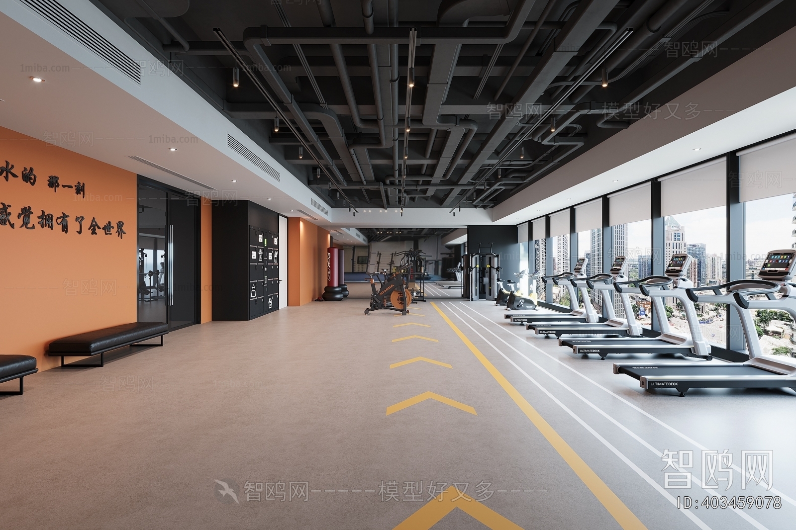 Industrial Style Gym