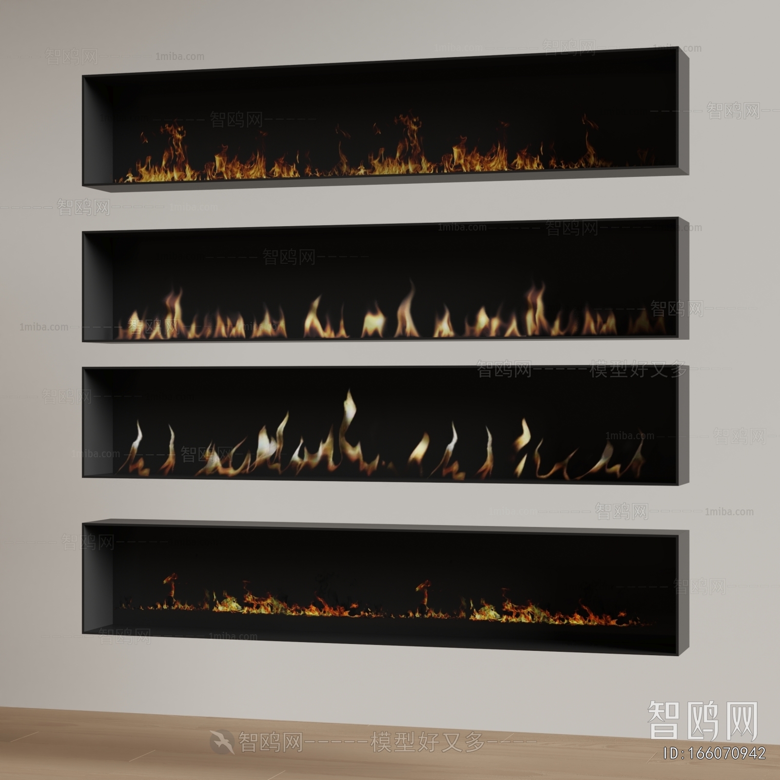 Modern Electronic Fireplace