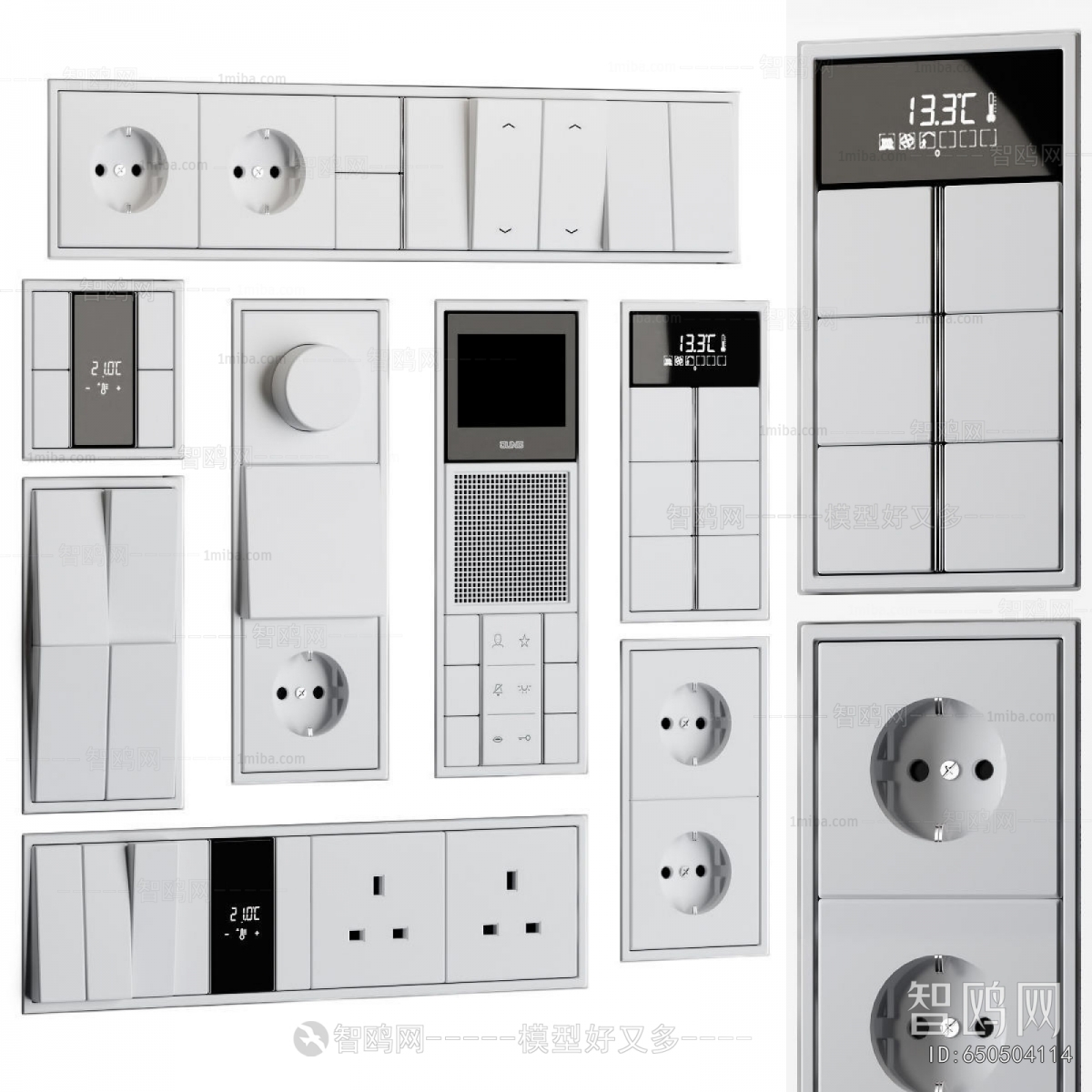 Modern Switch Socket Panel