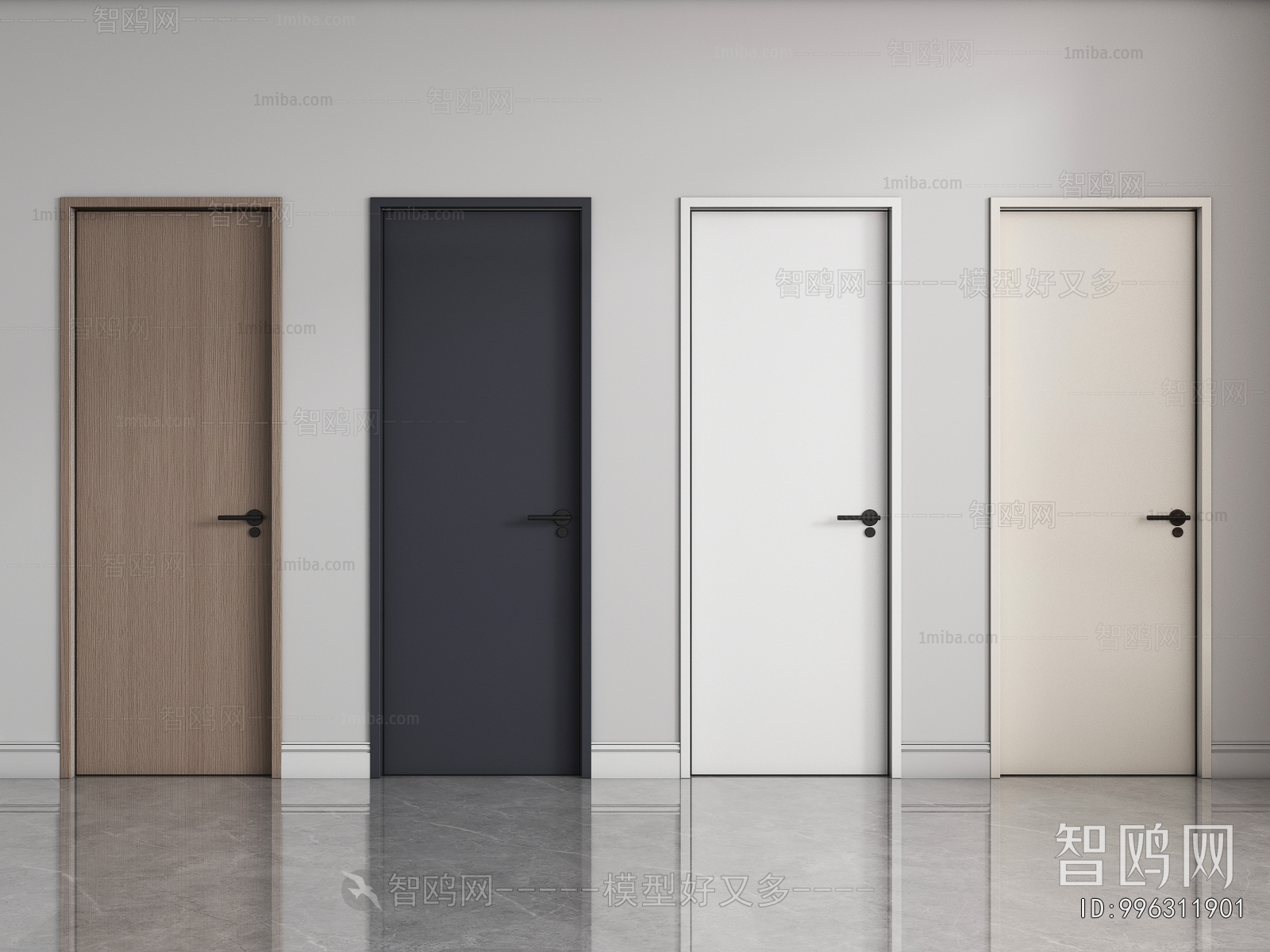 Modern Single Door