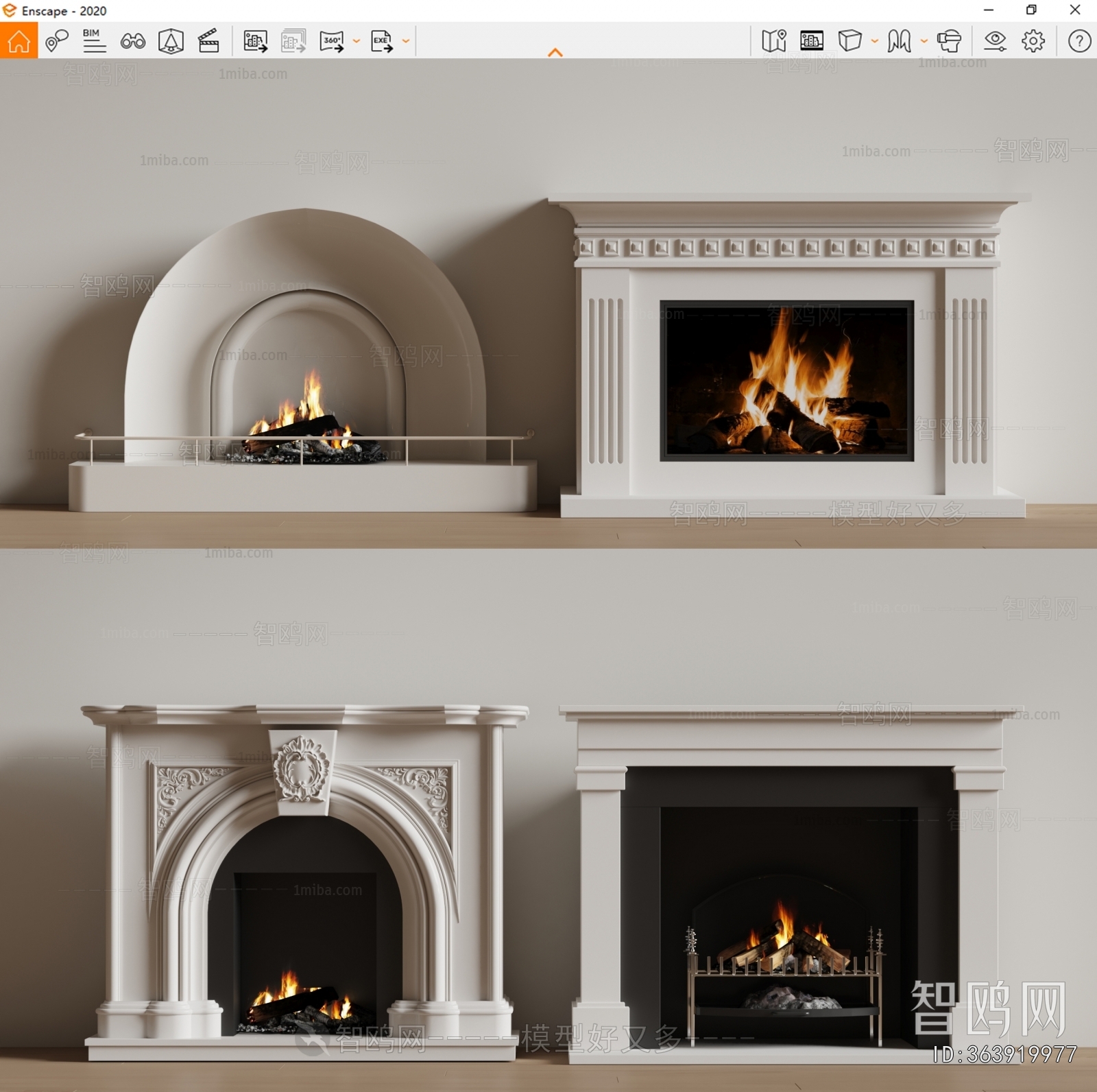 Modern Fireplace