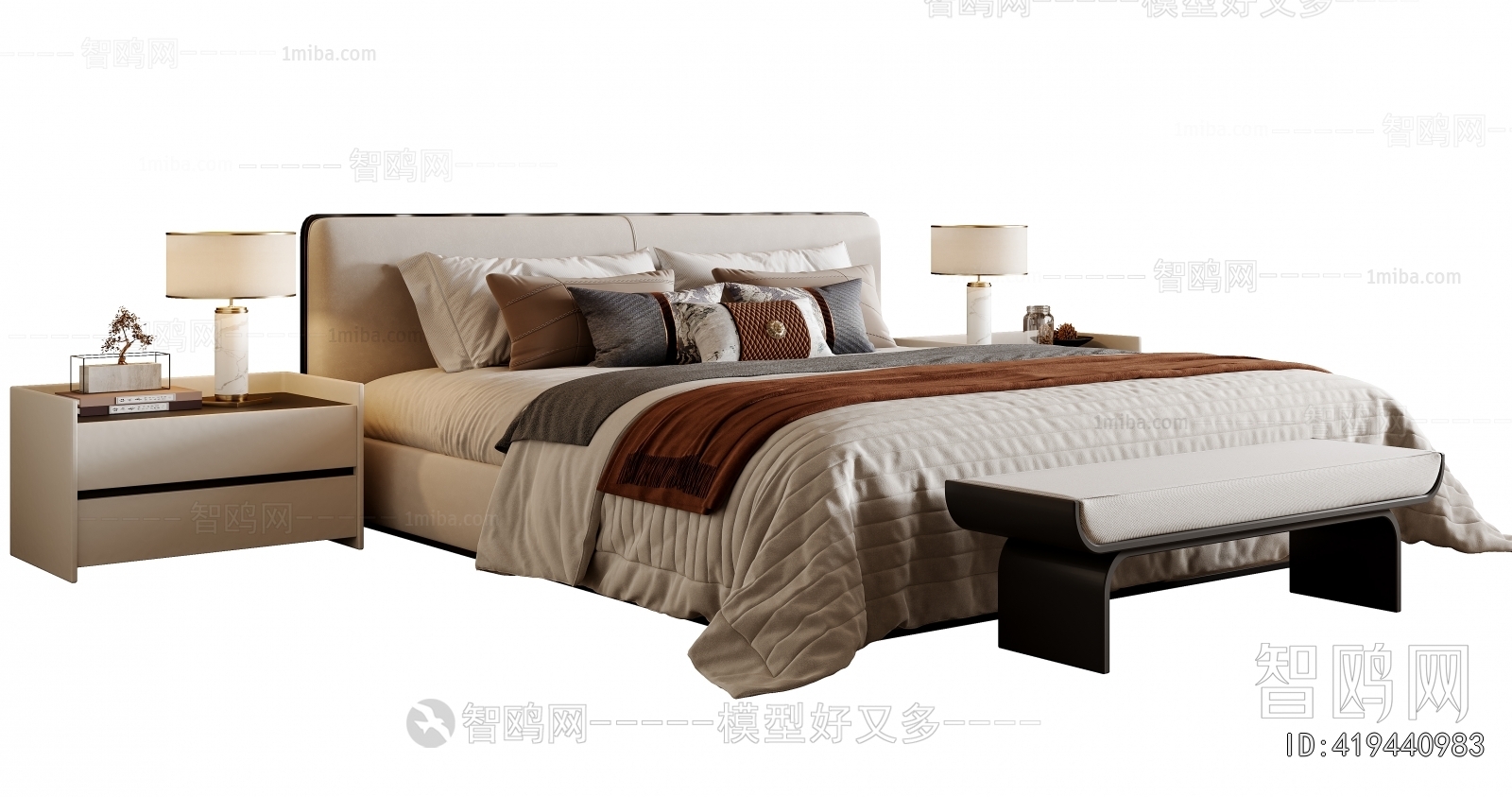 Modern Double Bed