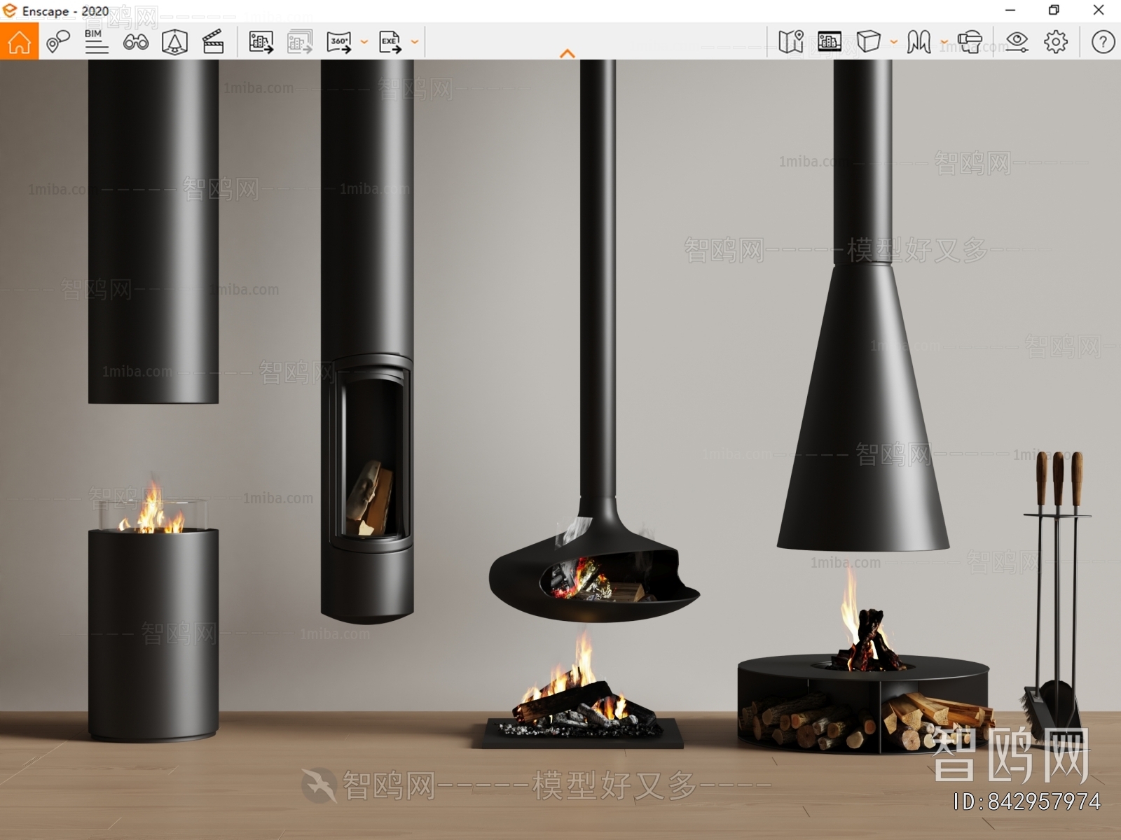 Modern Fireplace