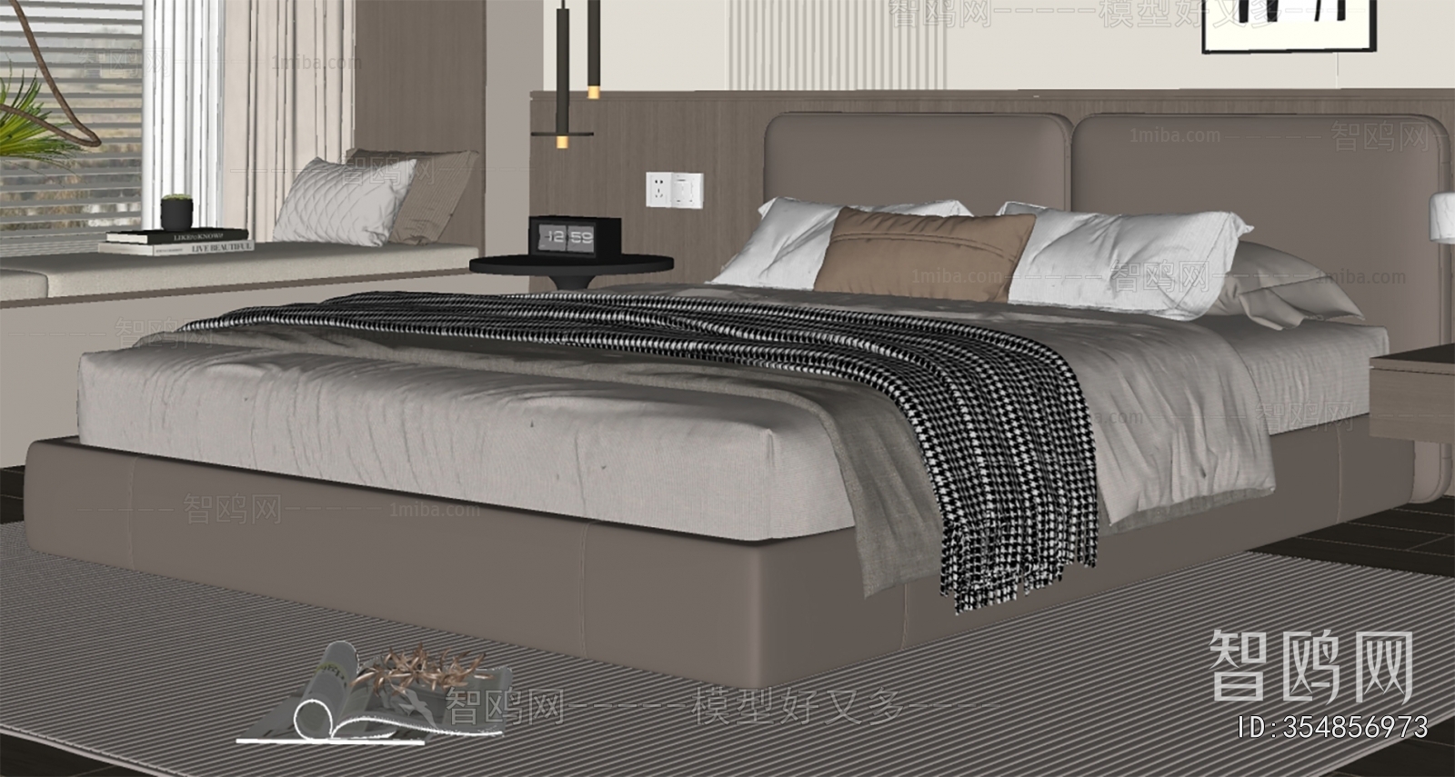 Modern Double Bed