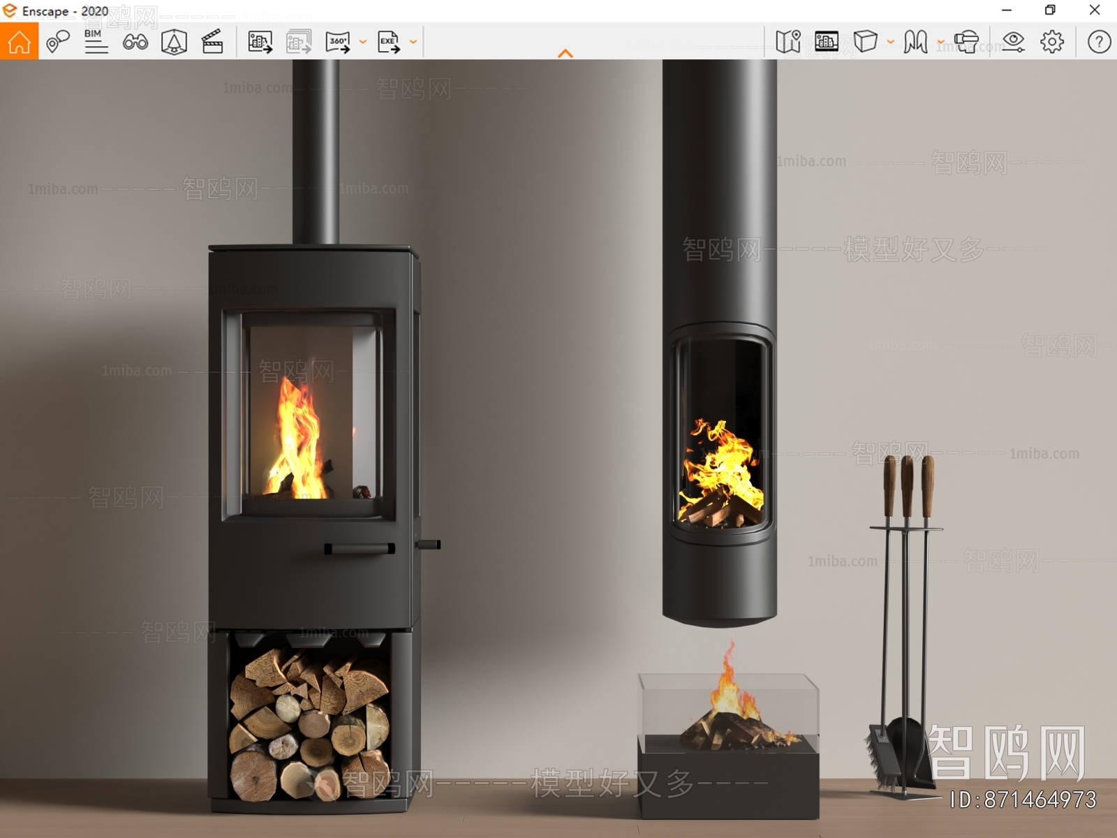 Modern Fireplace