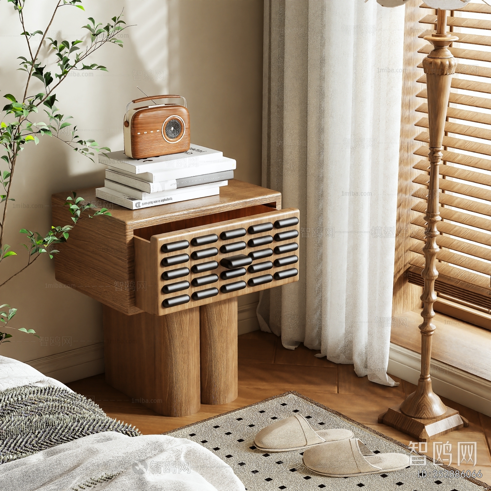 Modern Bedside Cupboard