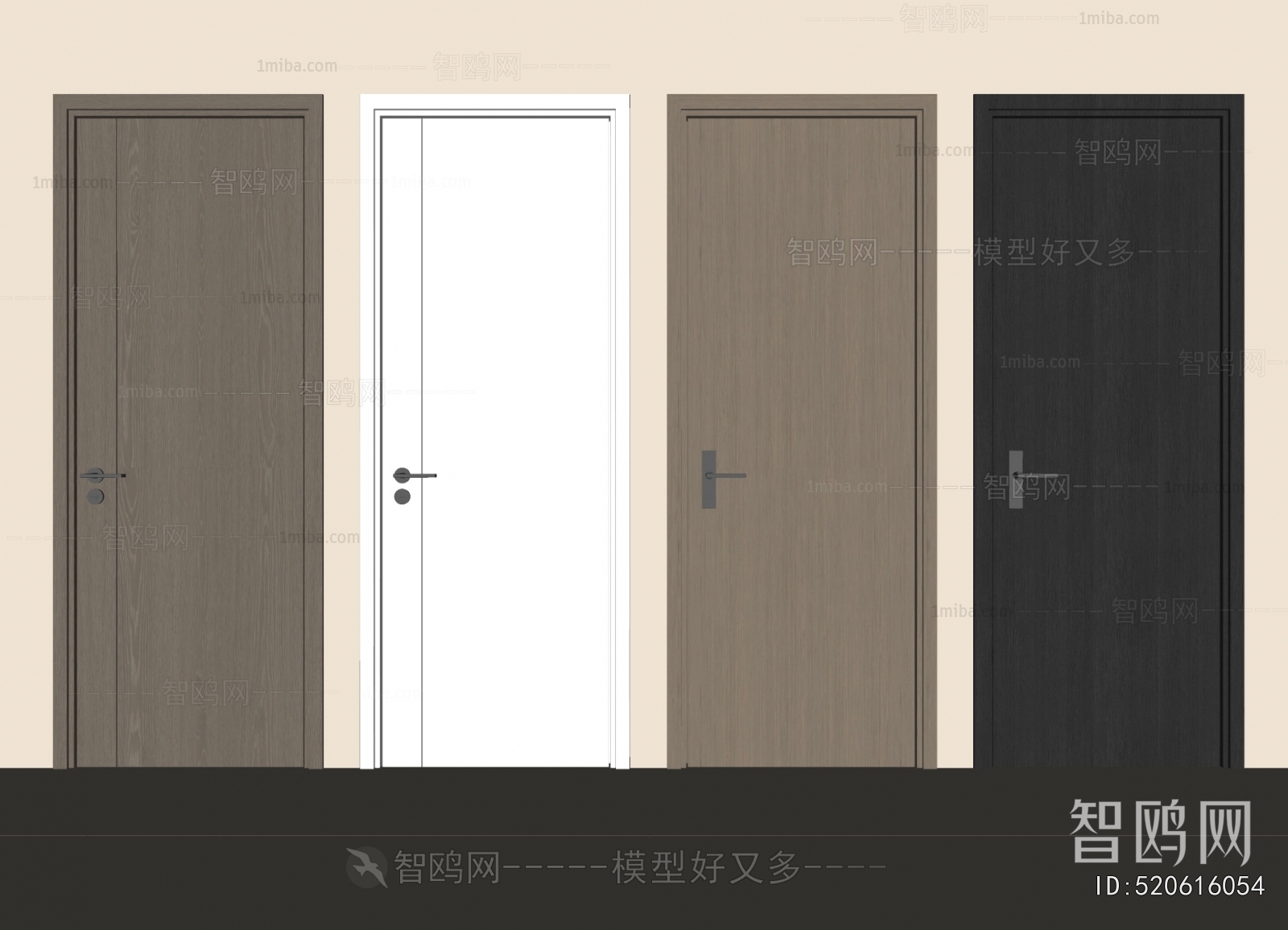 Modern Single Door