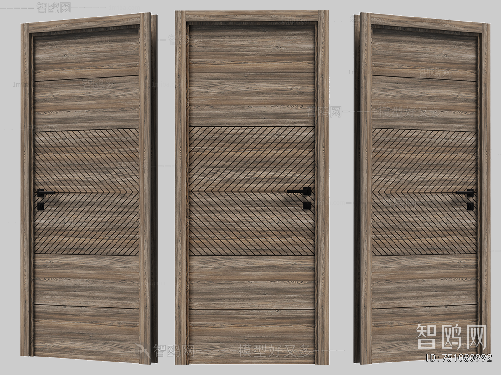 Industrial Style Single Door