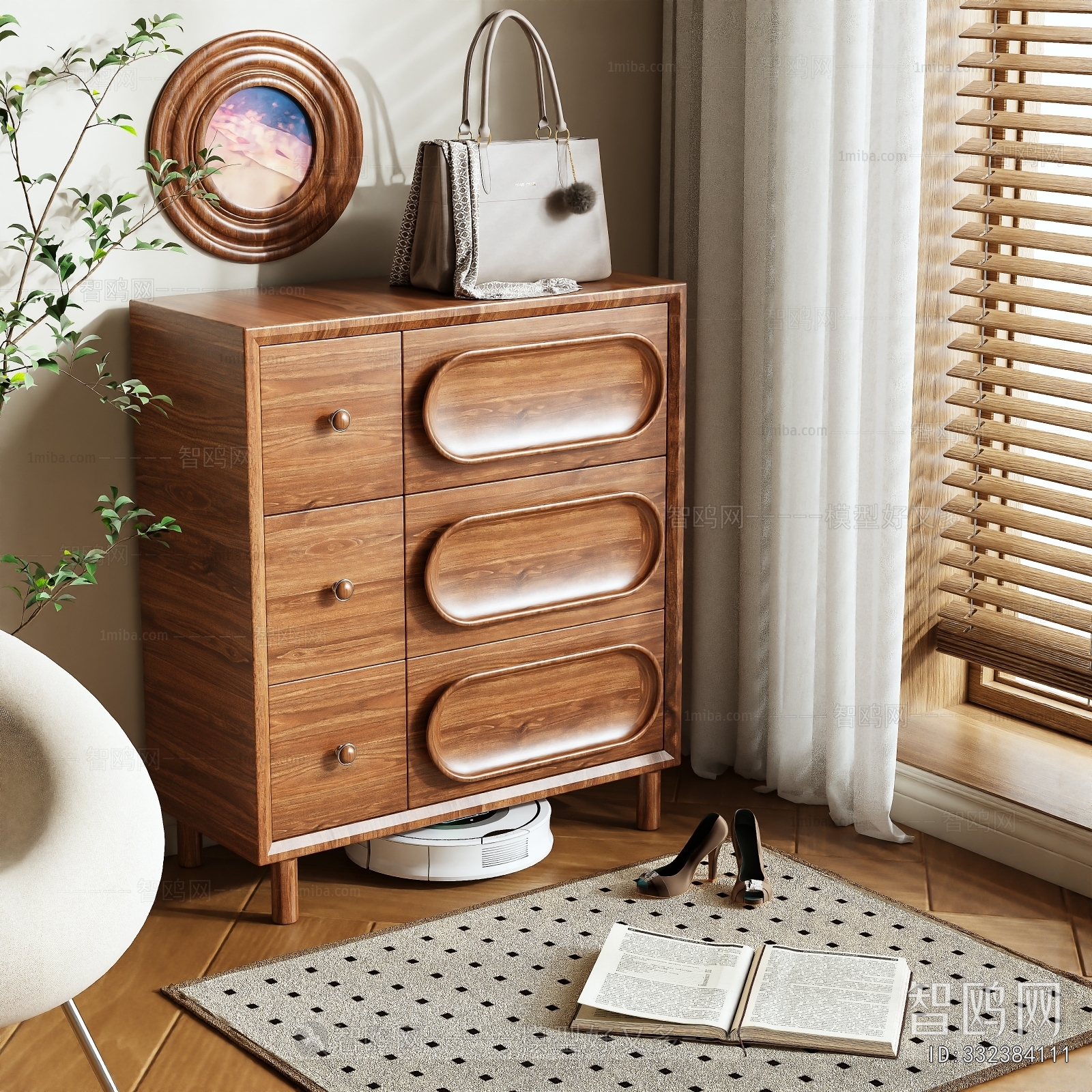 Modern Bedside Cupboard