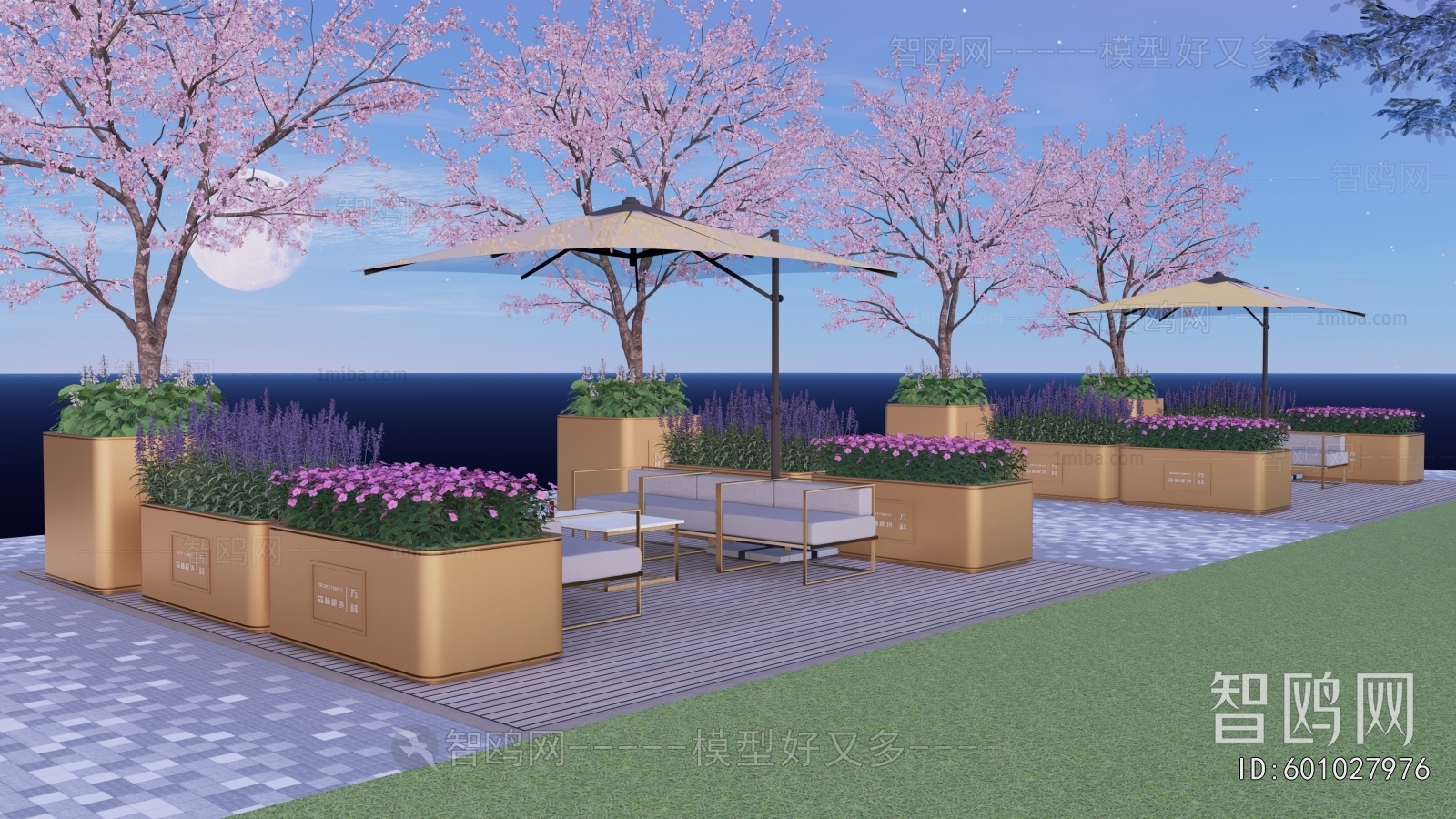 Modern Flower Bed, Flower Bowl, Flower Box