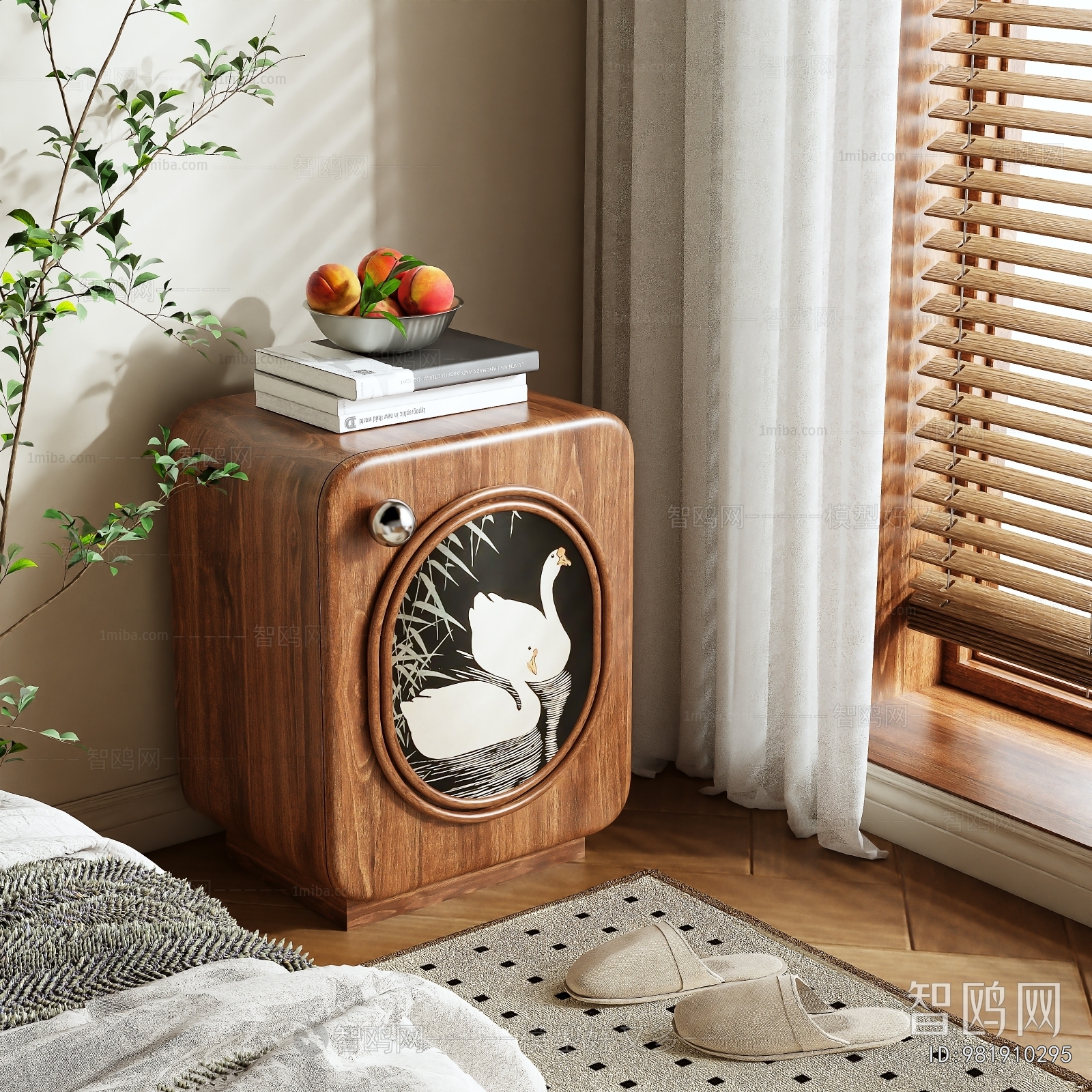 Modern Bedside Cupboard