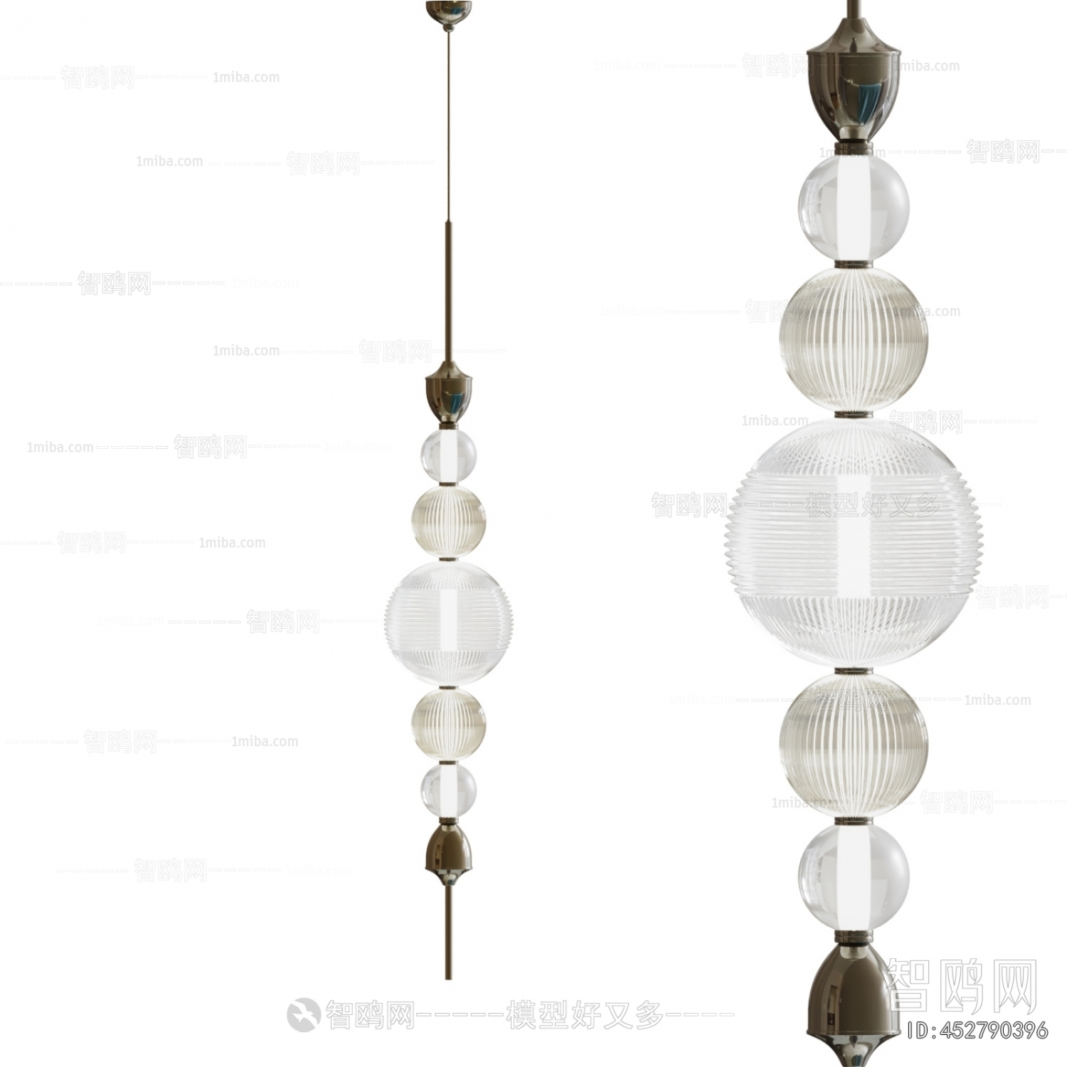 Modern Long Chandelier