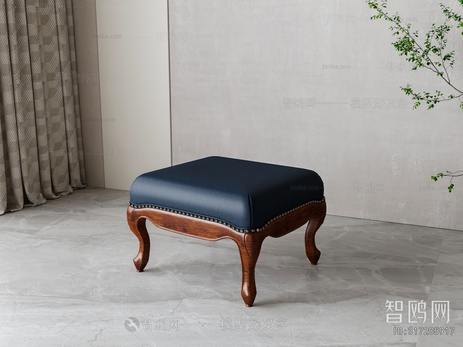 American Style Footstool