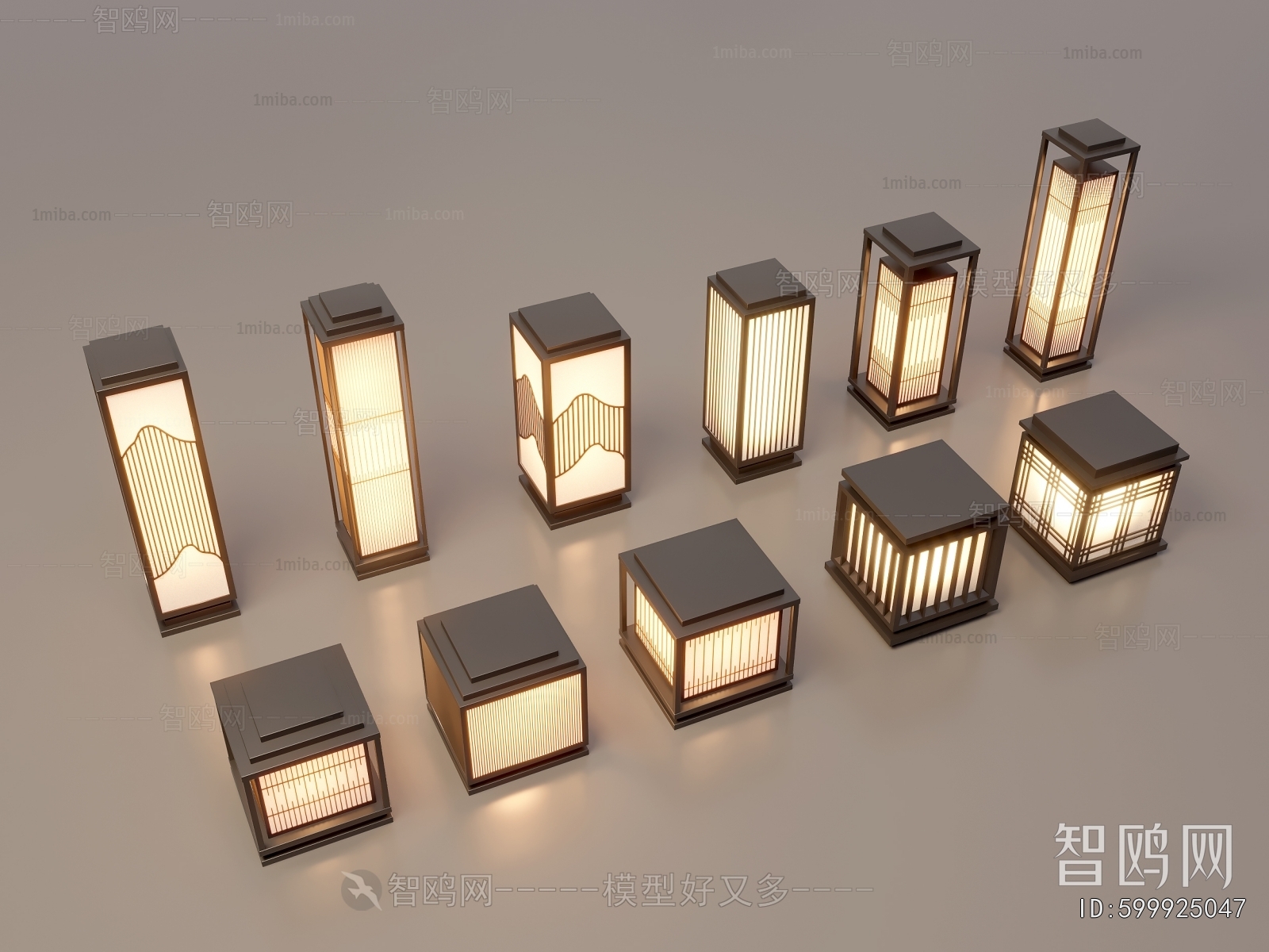 New Chinese Style Outdoor Light