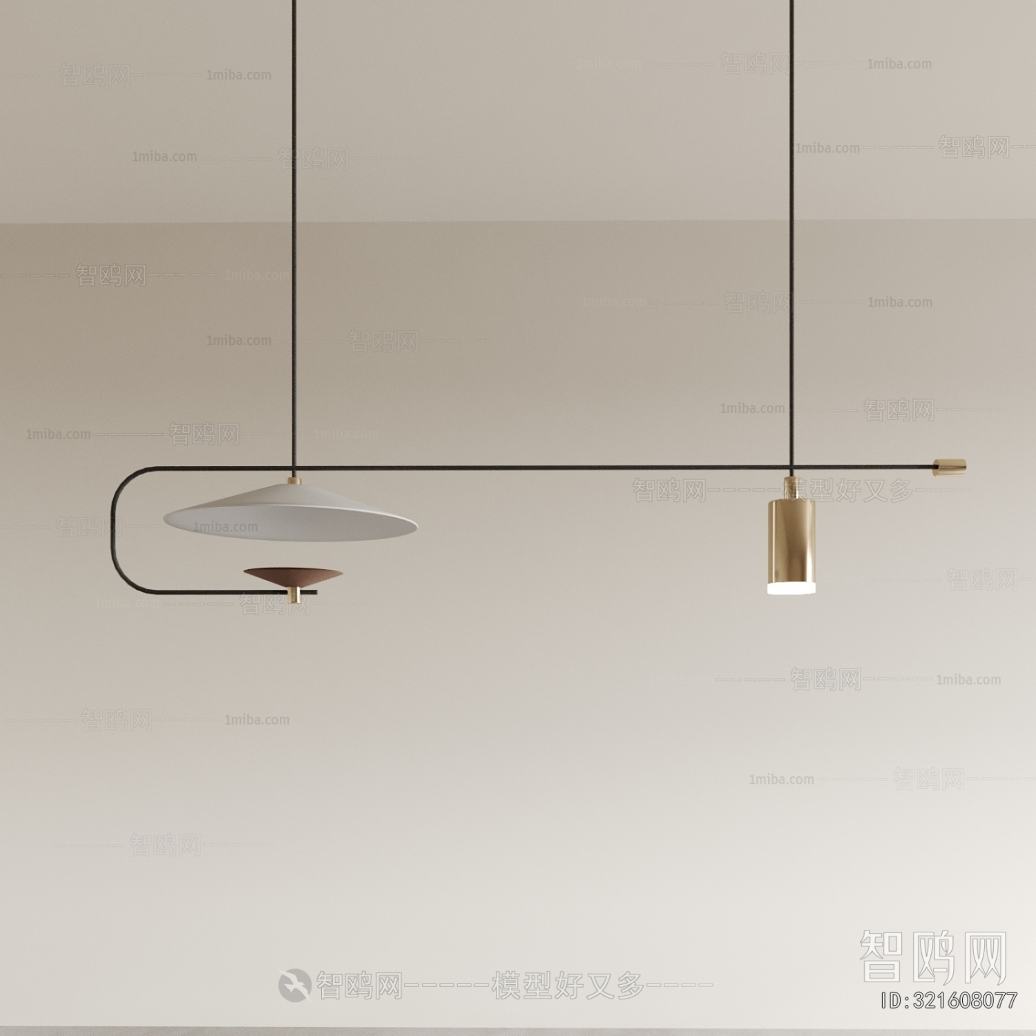 Modern Long Chandelier