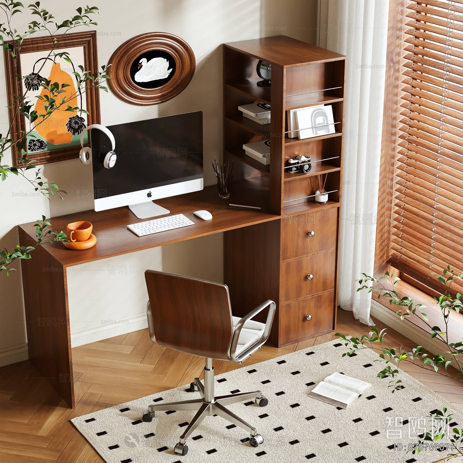 Modern Computer Desk And Chair