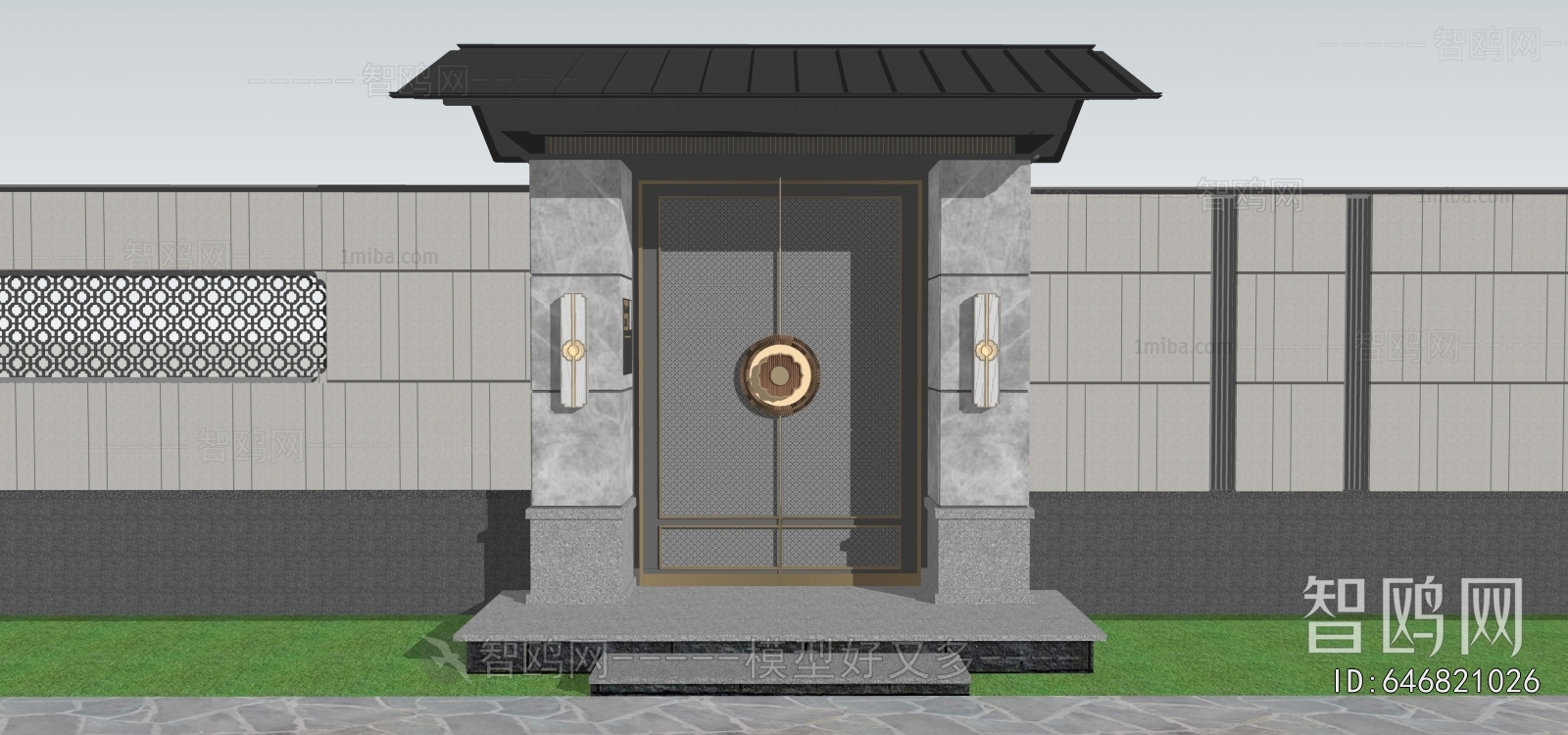 New Chinese Style Gate