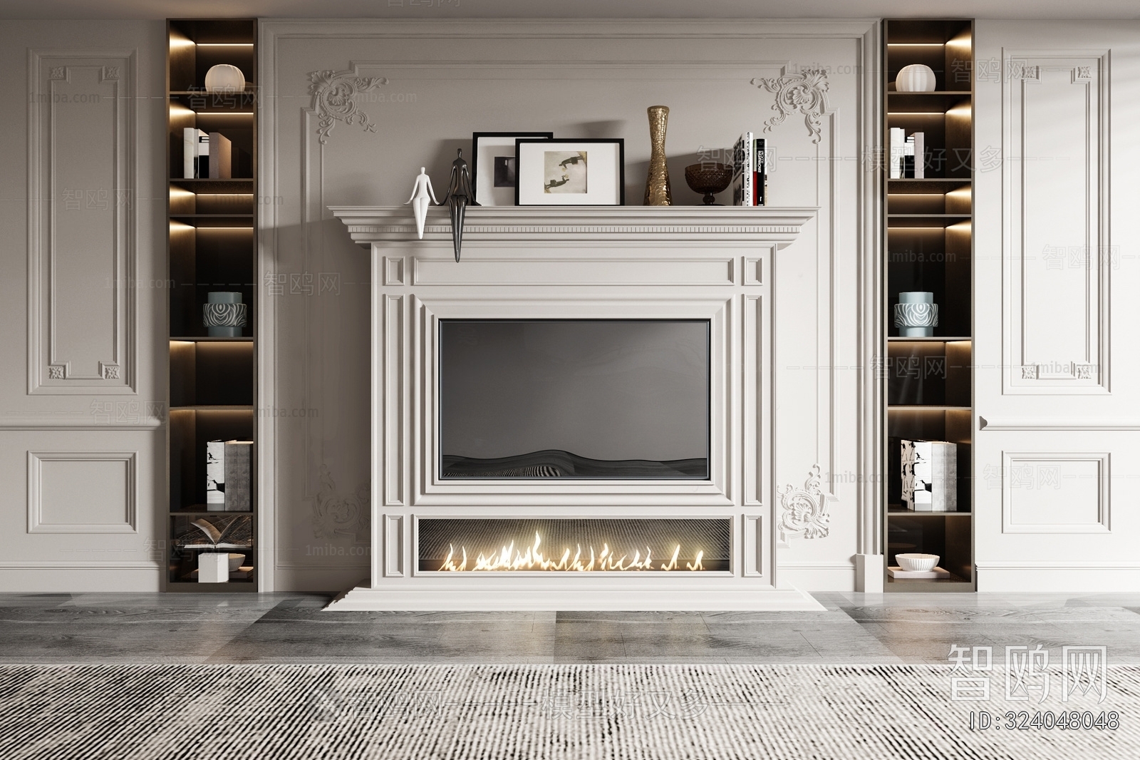 American Style Fireplace