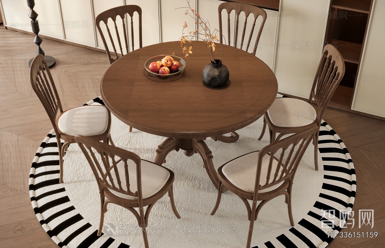 American Style Dining Table And Chairs