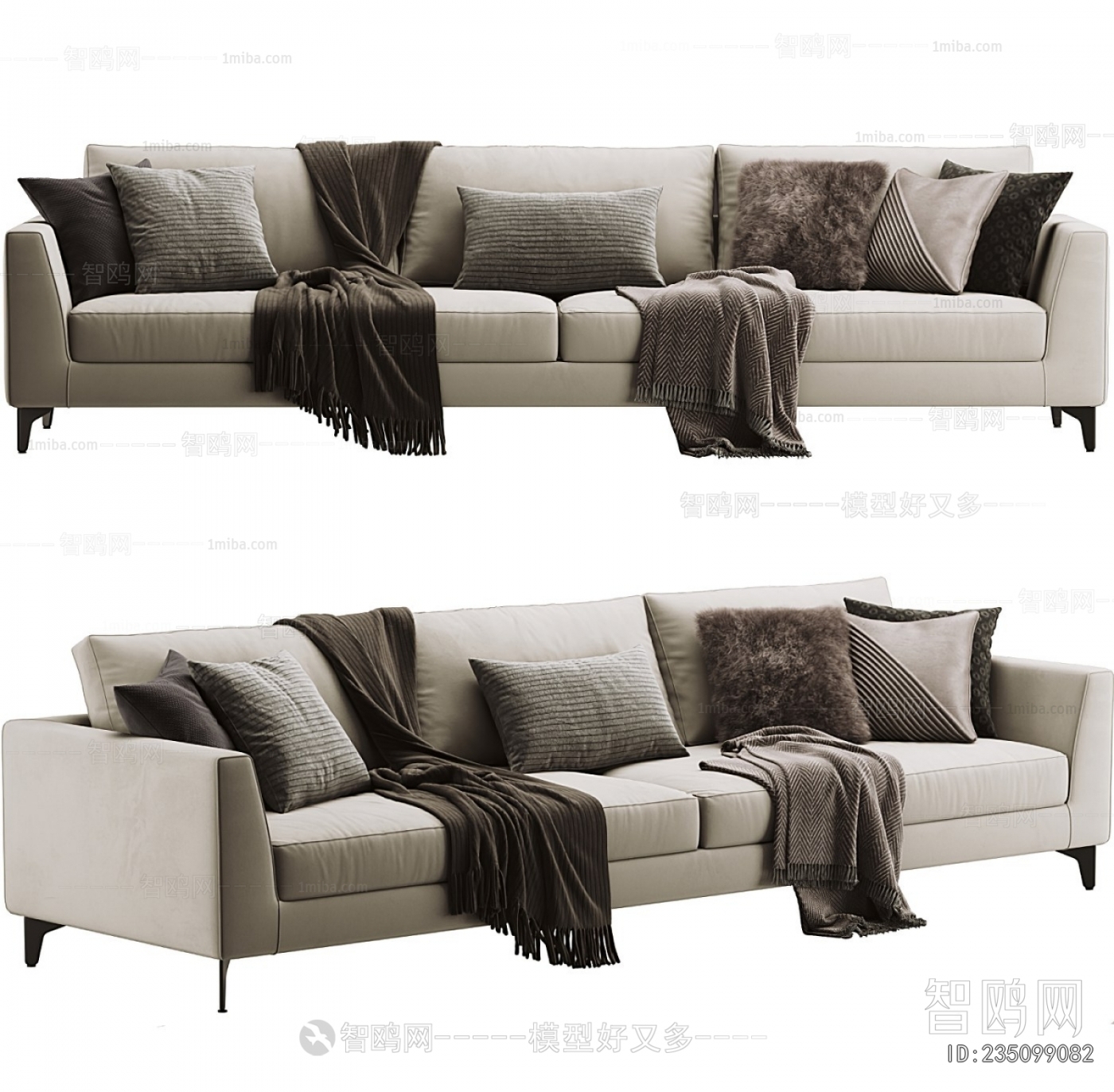 Modern Multi Person Sofa